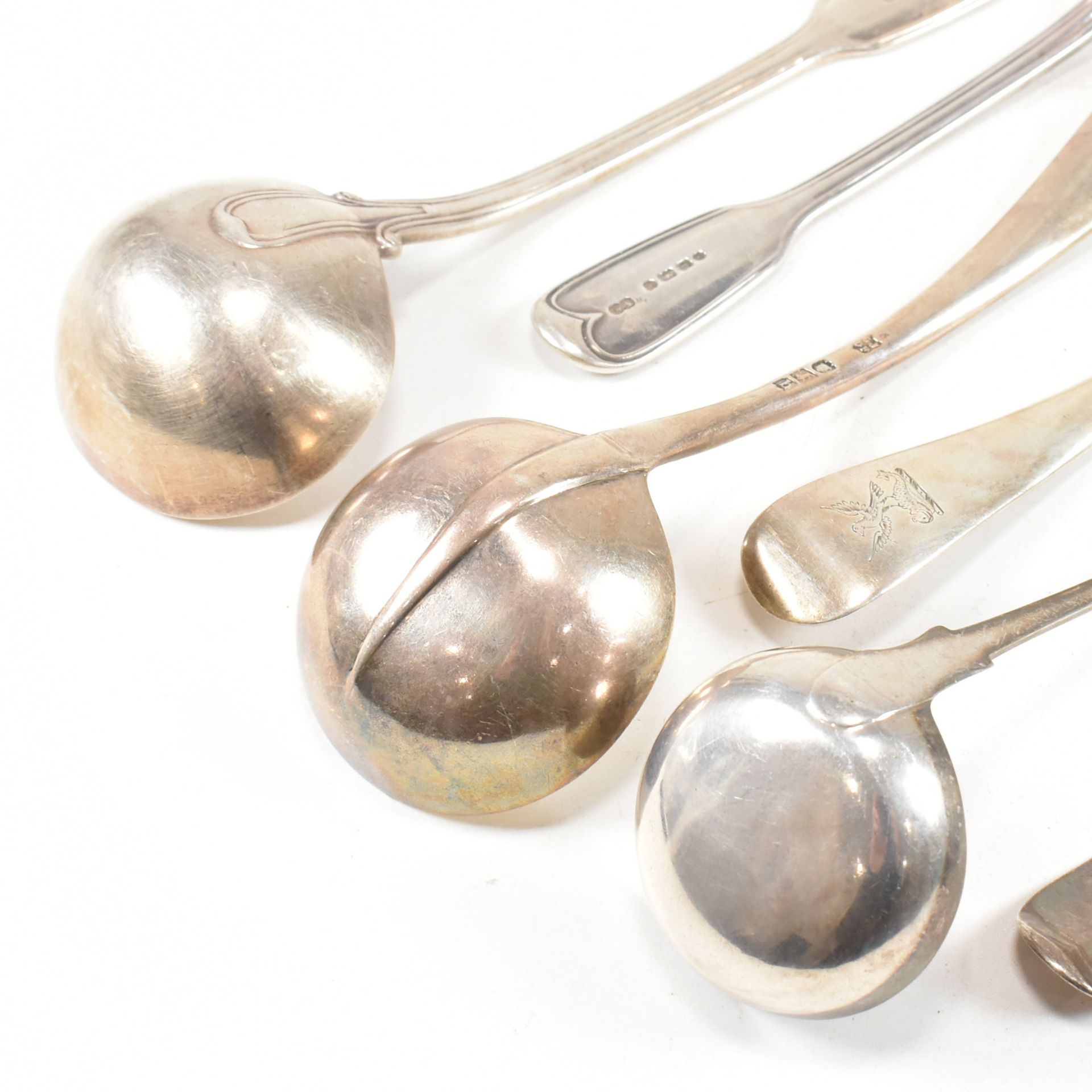 SIX VICTORIAN HALLMARKED SILVER LADLES INCLUDING SCOTTISH - Image 4 of 12