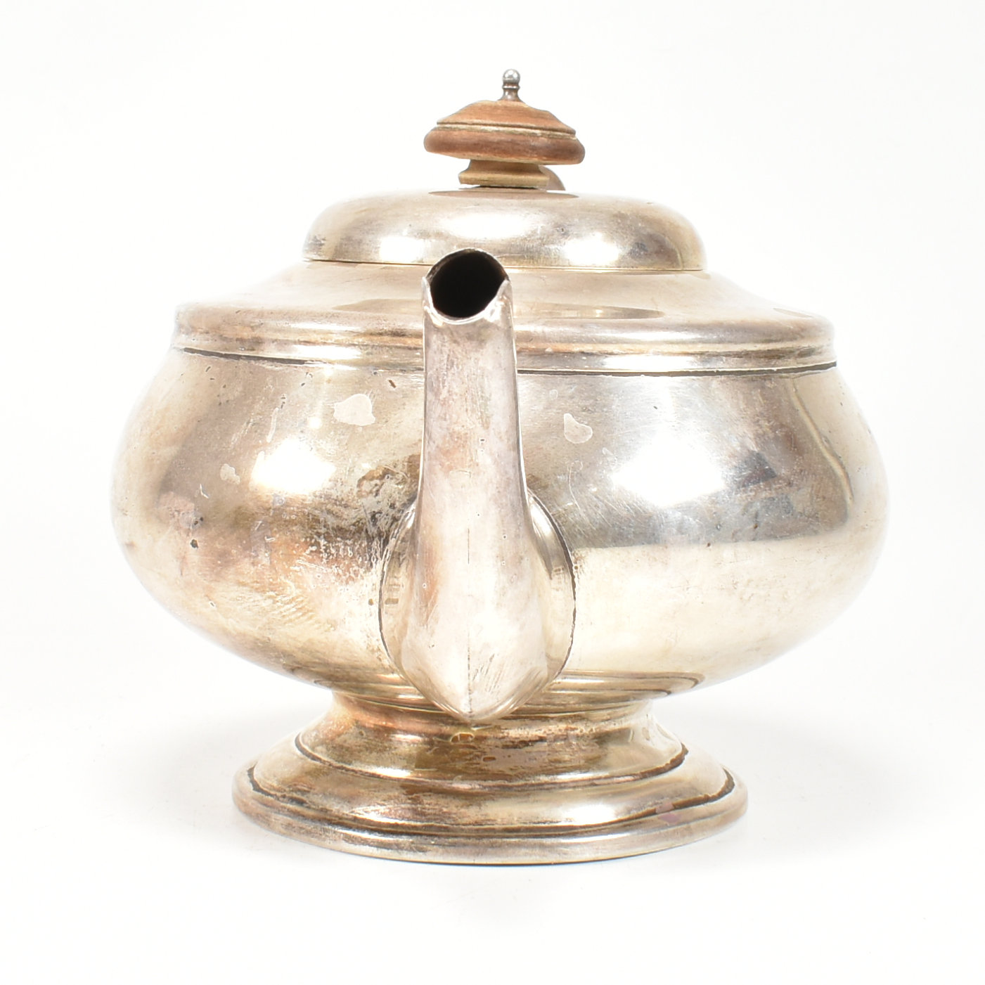 GEORGE VI HALLMARKED SILVER TEA POT - Image 3 of 7