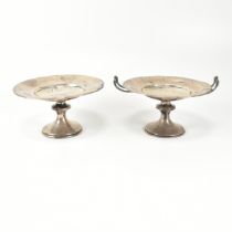 EDWARD VII HALLMARKED SILVER COMPOTE DISHES