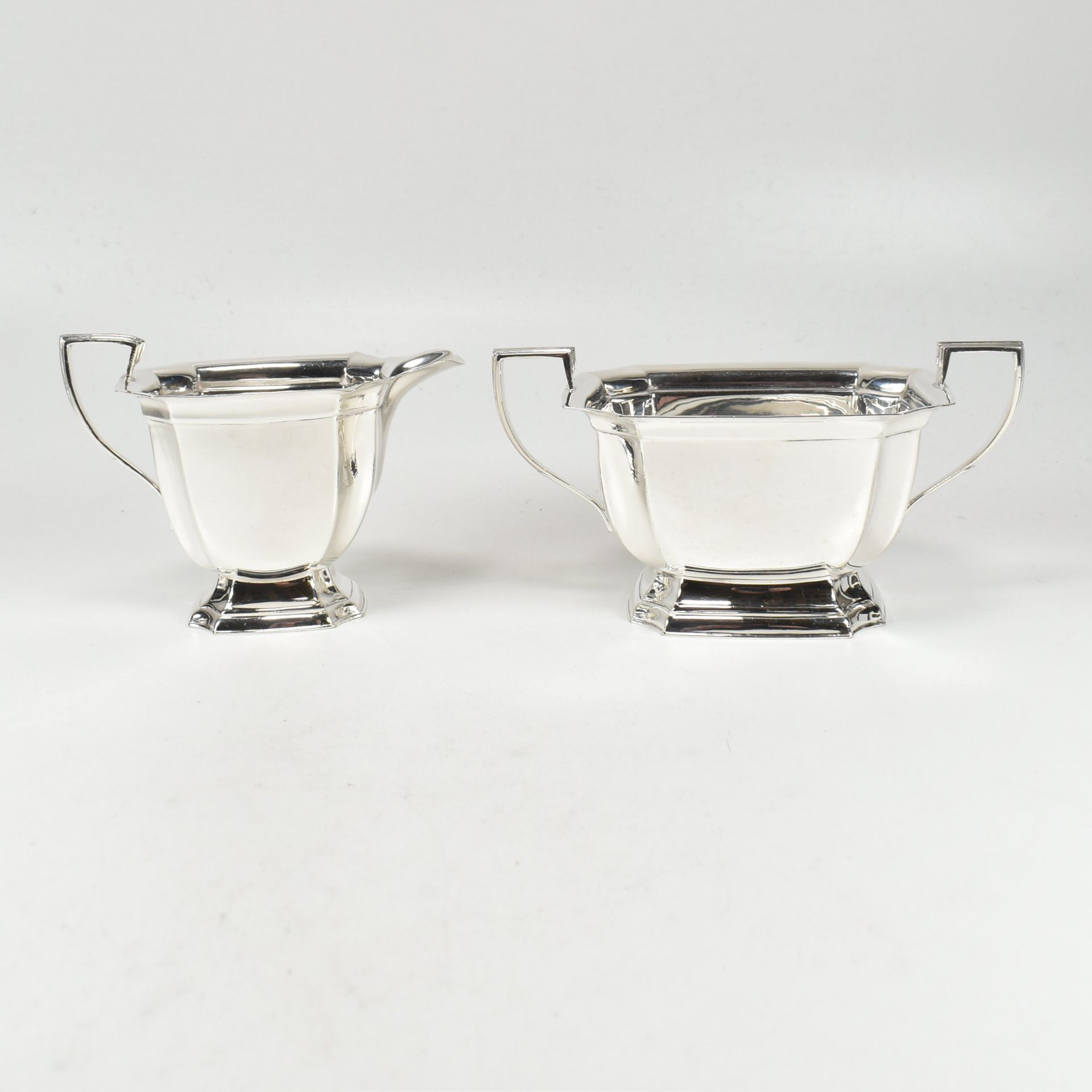 ELLIS & CO SILVER PLATED TEA SERVICE - Image 2 of 6