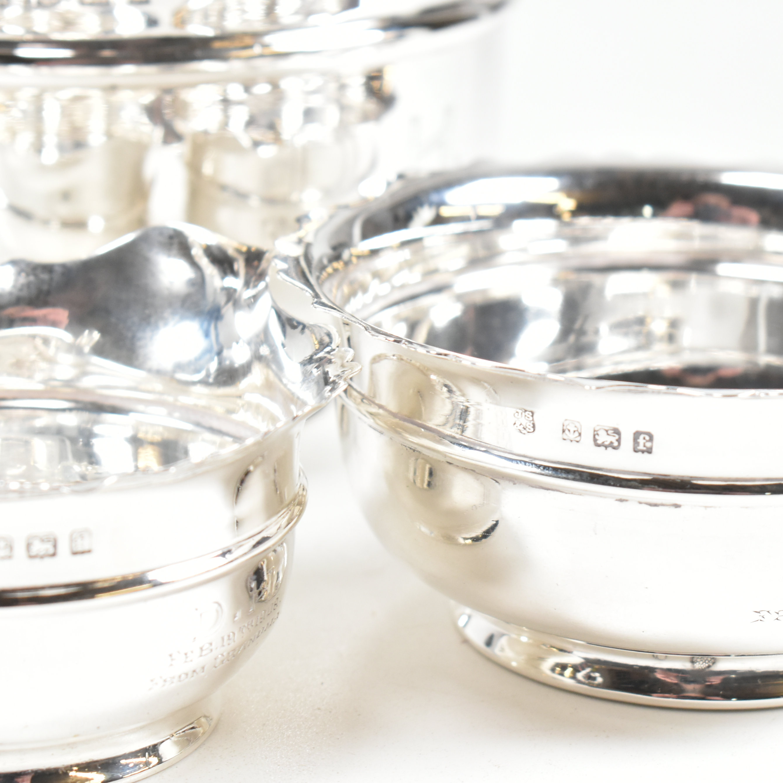 EARLY 20TH CENTURY HALLMARKED SILVER TEA SERVICE - Image 9 of 9
