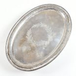 GEORGE V HALLMARKED SILVER TRAY