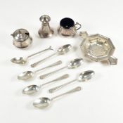 COLLECTION OF EARLY 20TH CENTURY HALLMARKED SILVER ITEMS
