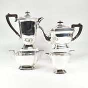 ELLIS & CO SILVER PLATED TEA SERVICE