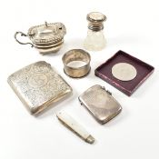 COLLECTION OF 20TH CENTURY HALLMARKED SILVER ITEMS