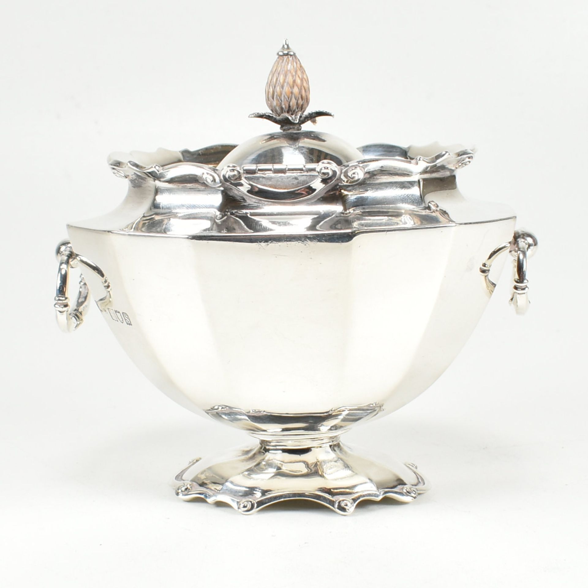 EARLY 20TH CENTURY HALLMARKED SILVER TEA CADDY - Image 5 of 8