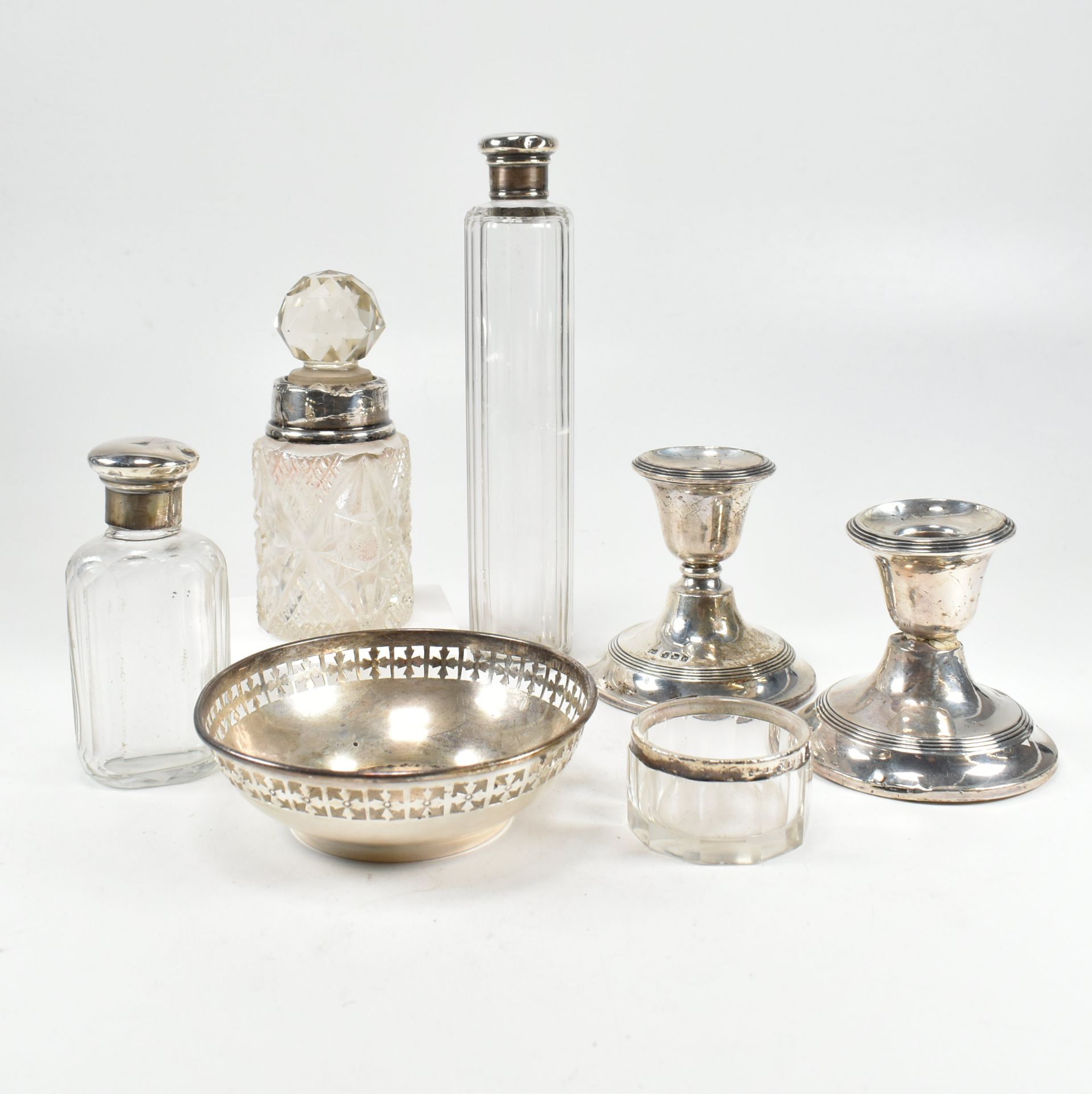 20TH CENTURY HALLMARKED SILVER & SILVER MOUNTED ITEMS - Image 3 of 8