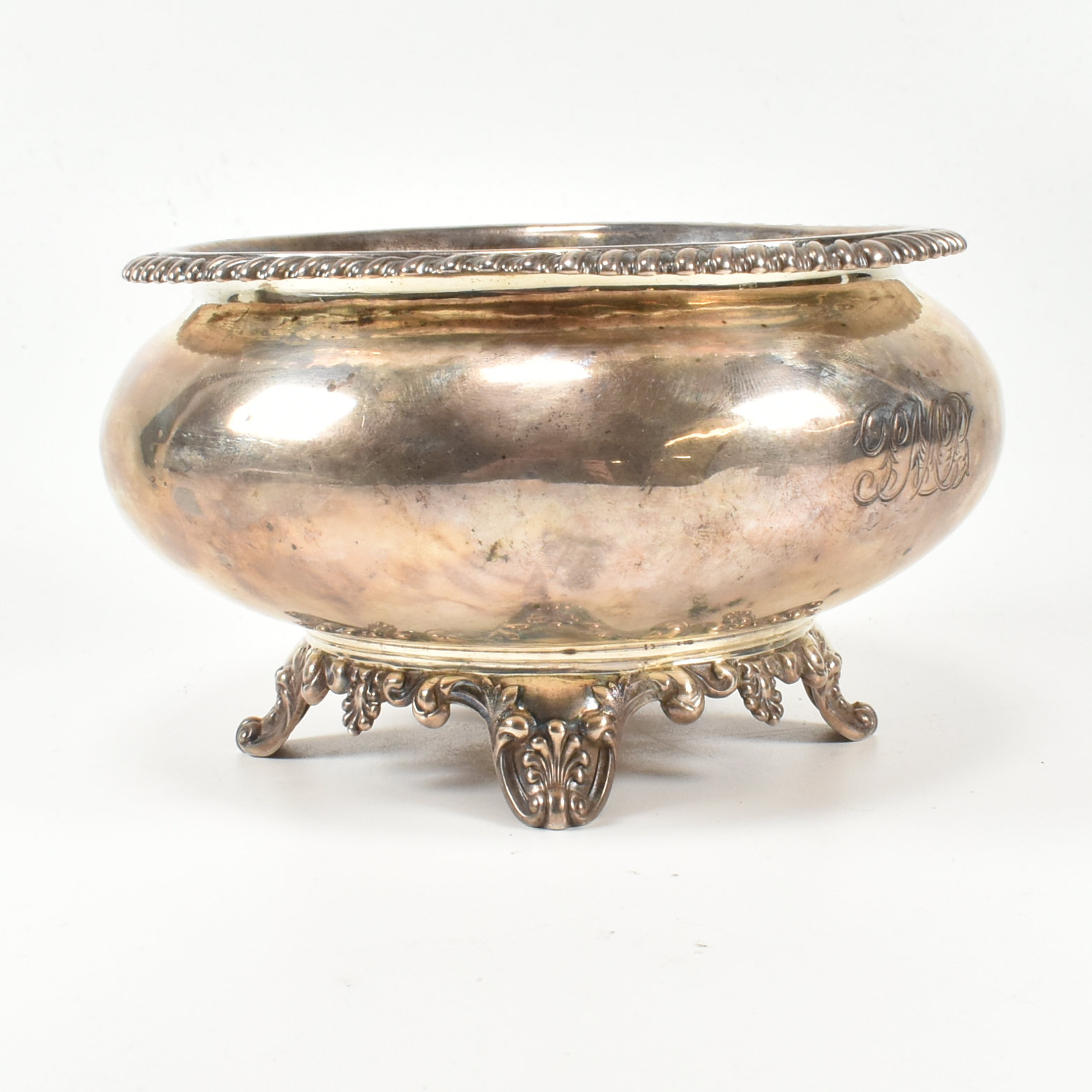 WILLIAM IV HALLMARKED SILVER BOWL - Image 2 of 7