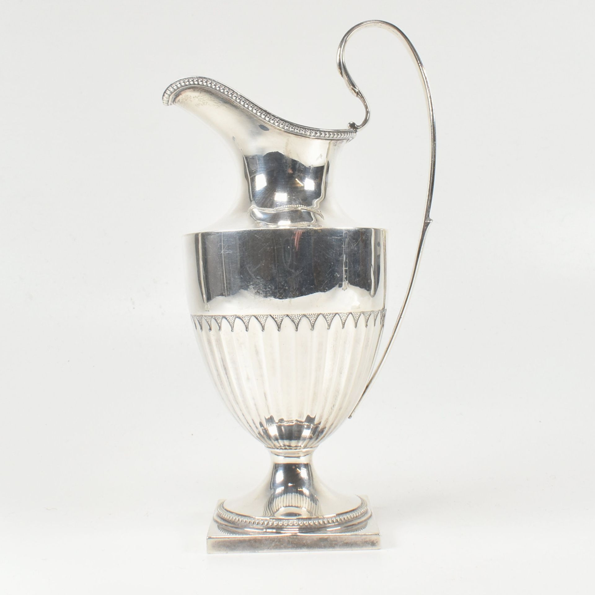 EARLY 20TH CENTURY HALLMARKED SILVER WINE EWER