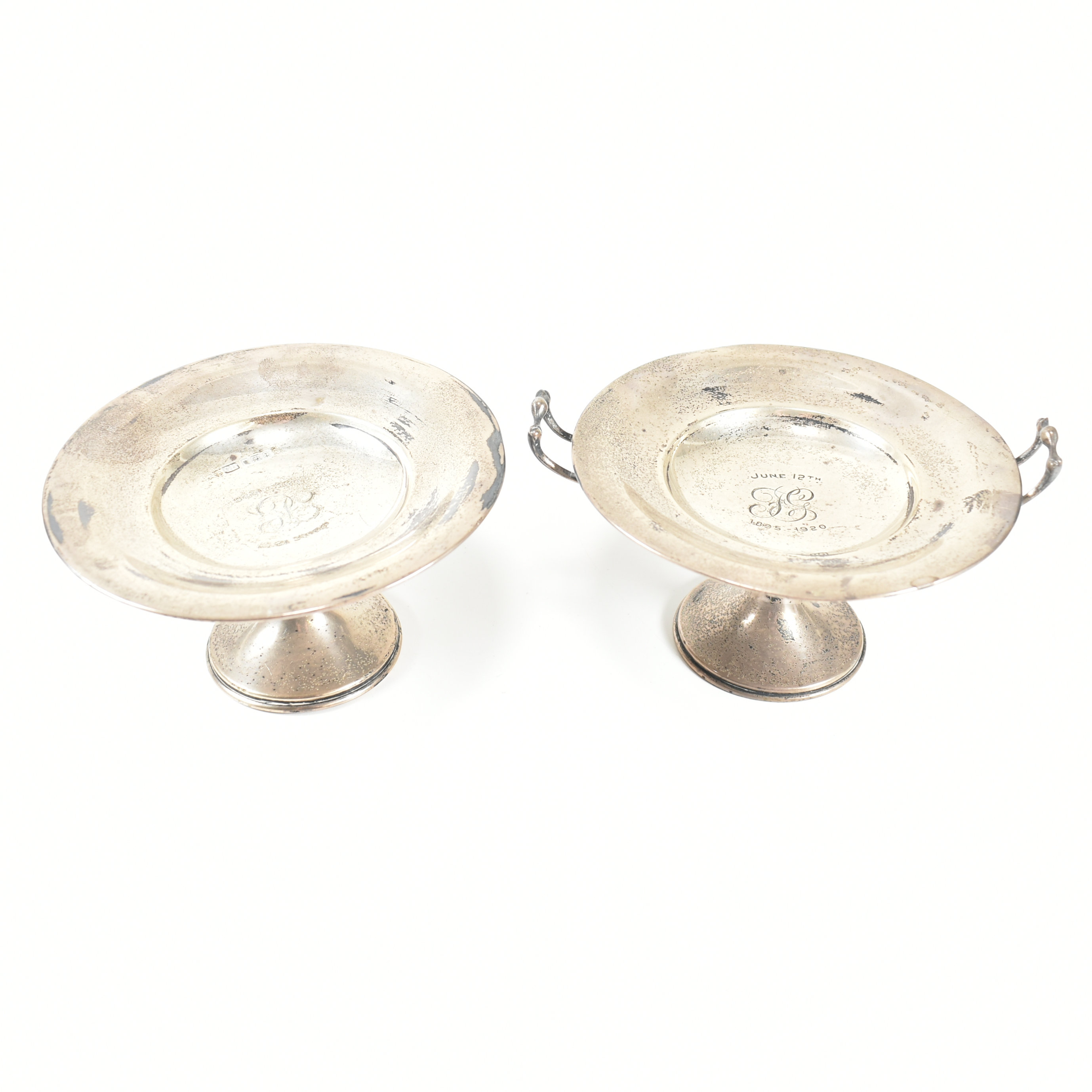 EDWARD VII HALLMARKED SILVER COMPOTE DISHES - Image 2 of 6