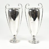 ART NOUVEAU HALLMARKED SILVER VASES