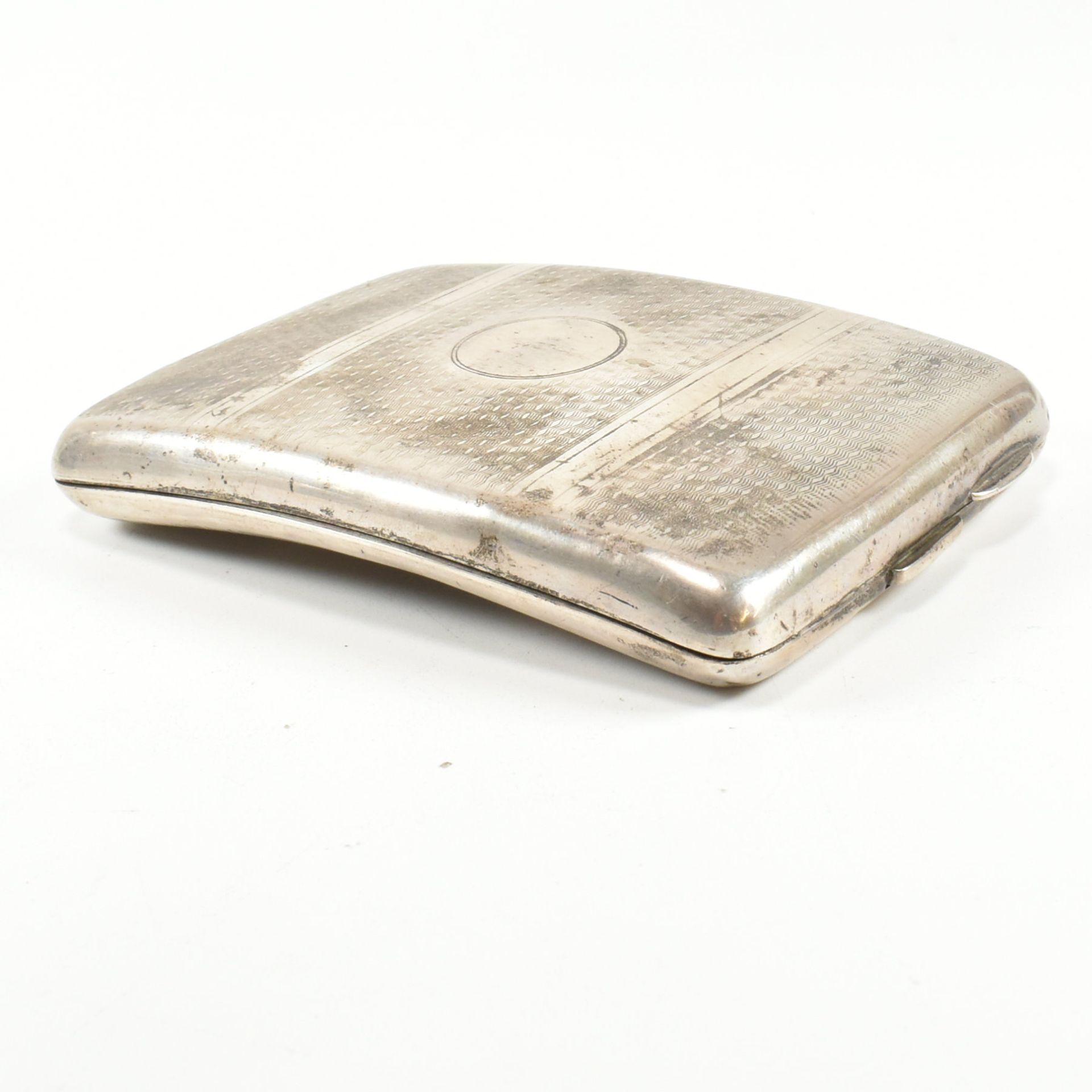 GEORGE V HALLMARKED SILVER CIGARETTE CASE & LATER TROPHY - Bild 5 aus 9