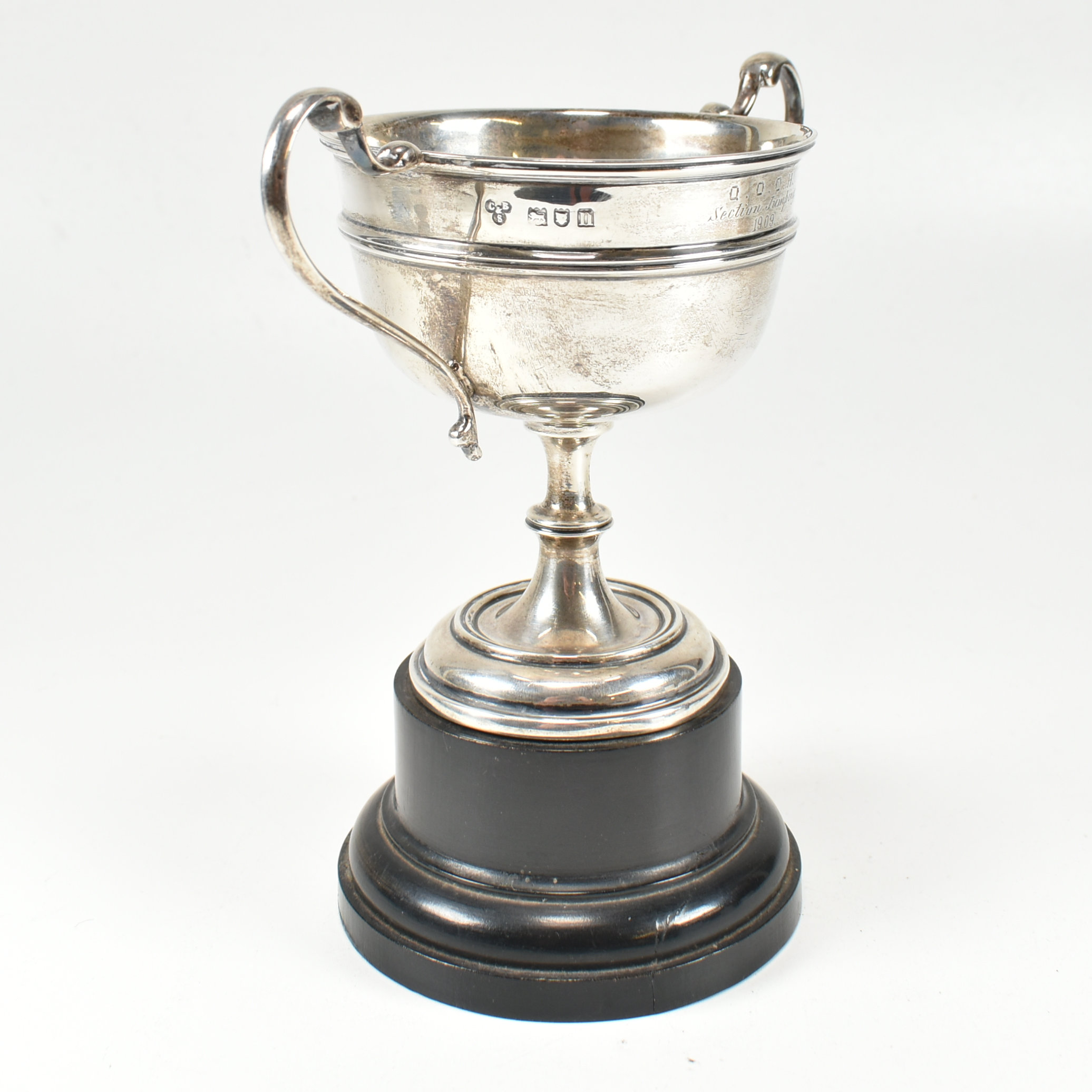 EDWARD VII HALLMARKED SILVER TROPHY - Bild 3 aus 5