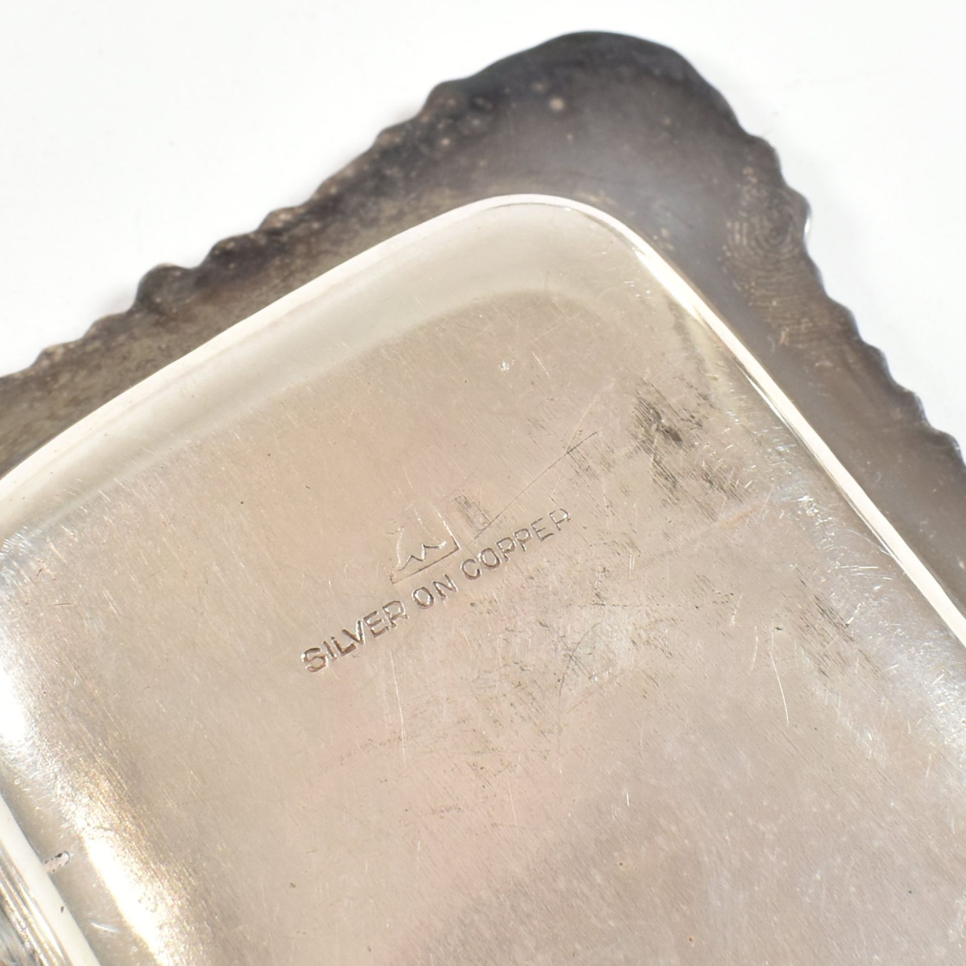 20TH CENTURY HALLMARKED SILVER & SILVER ON COPPER PIN DISHES - Image 8 of 10