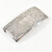 EDWARD VII HALLMARKED SILVER CARD CASE