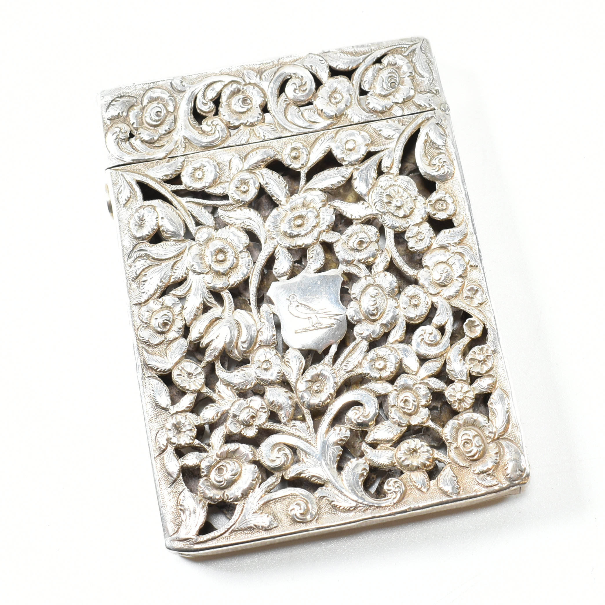 VICTORIAN HALLMARKED SILVER CARD CASE