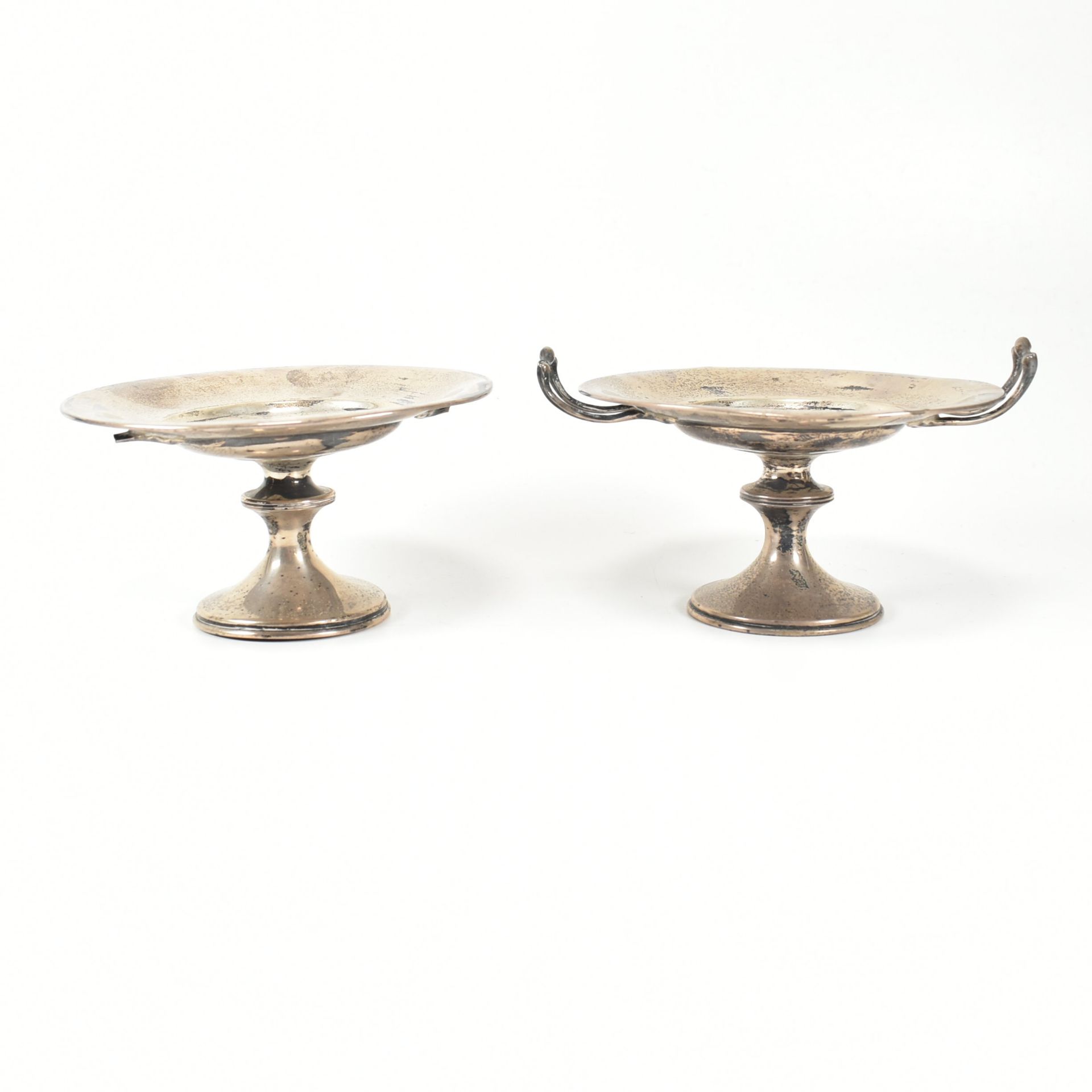 EDWARD VII HALLMARKED SILVER COMPOTE DISHES - Image 3 of 6