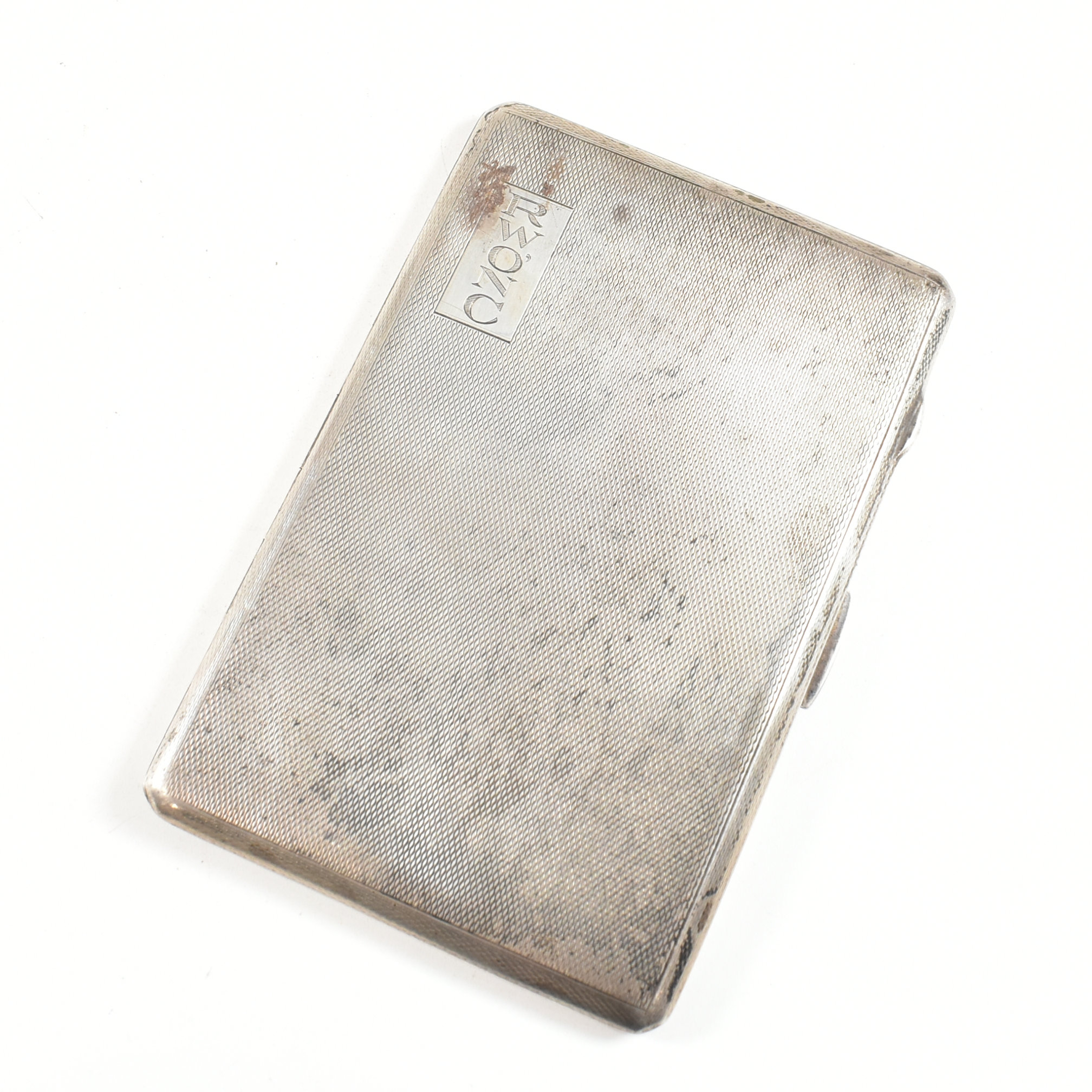 1940S HALLMARKED SILVER CIGARETTE CASE - Image 2 of 7