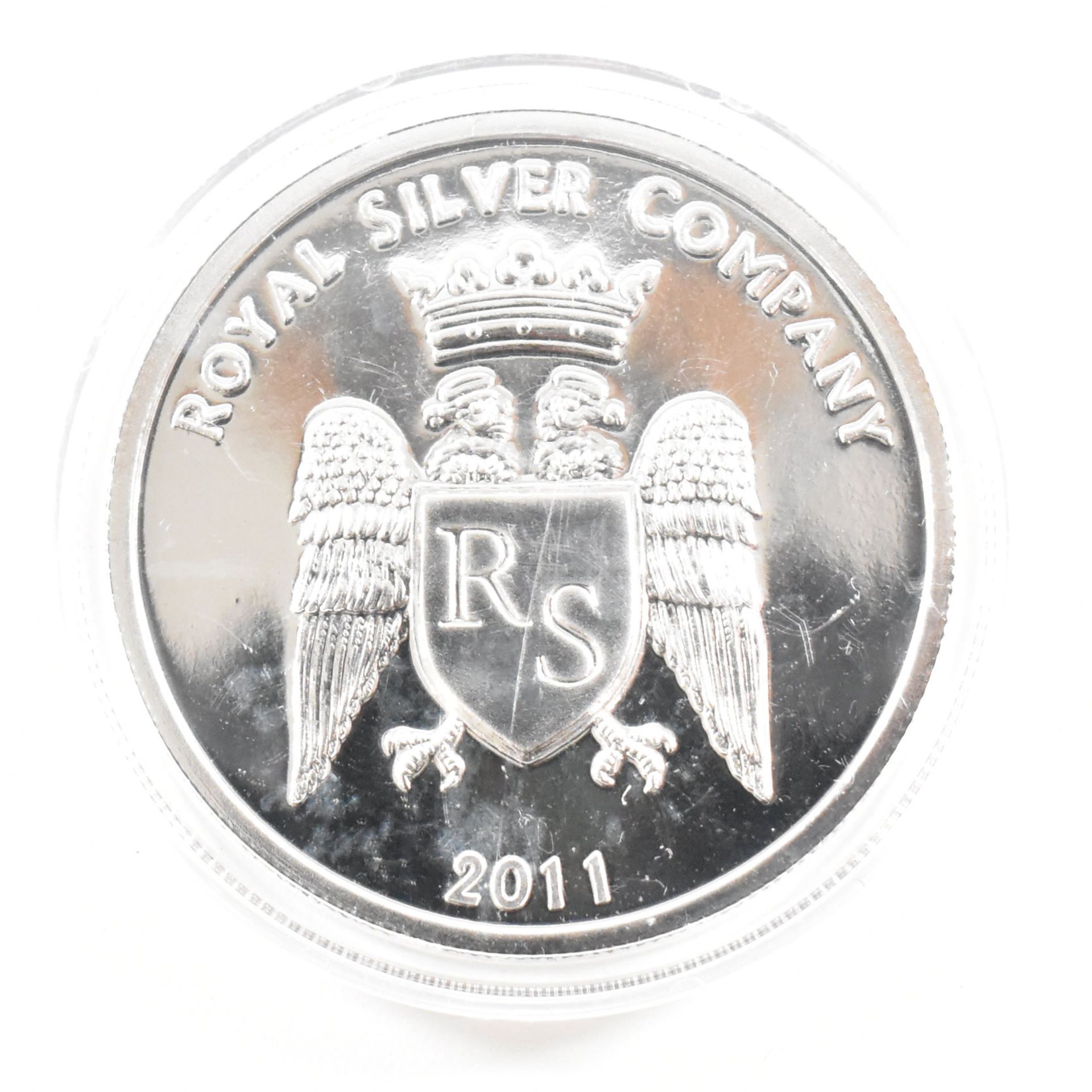 ONE 0Z 2011 ROYAL SILVER COMPANY COIN FINE SILVER - Image 2 of 4