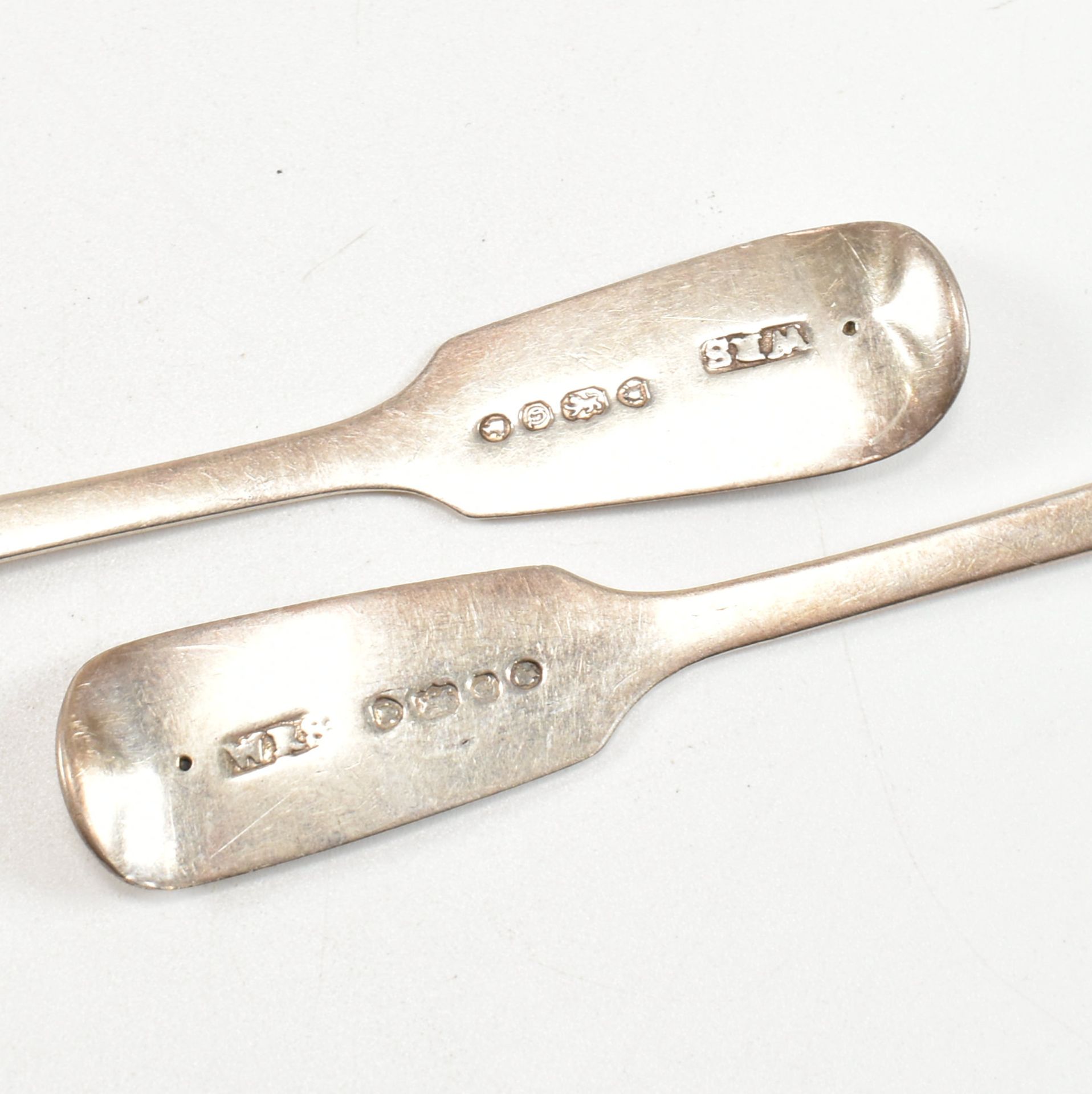VICTORIAN & LATER HALLMARKED SILVER FLATWARE - Image 5 of 6