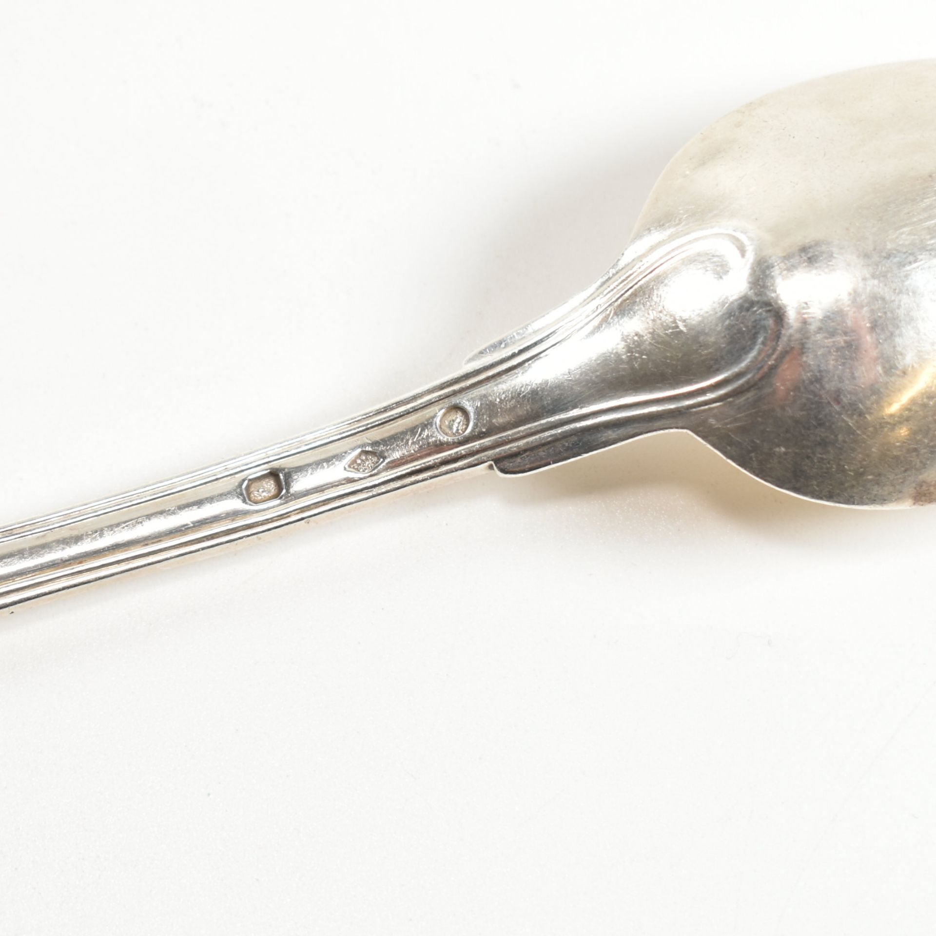 TWO EARLY 19TH CENTURY FRENCH SILVER SPOONS - Image 4 of 4