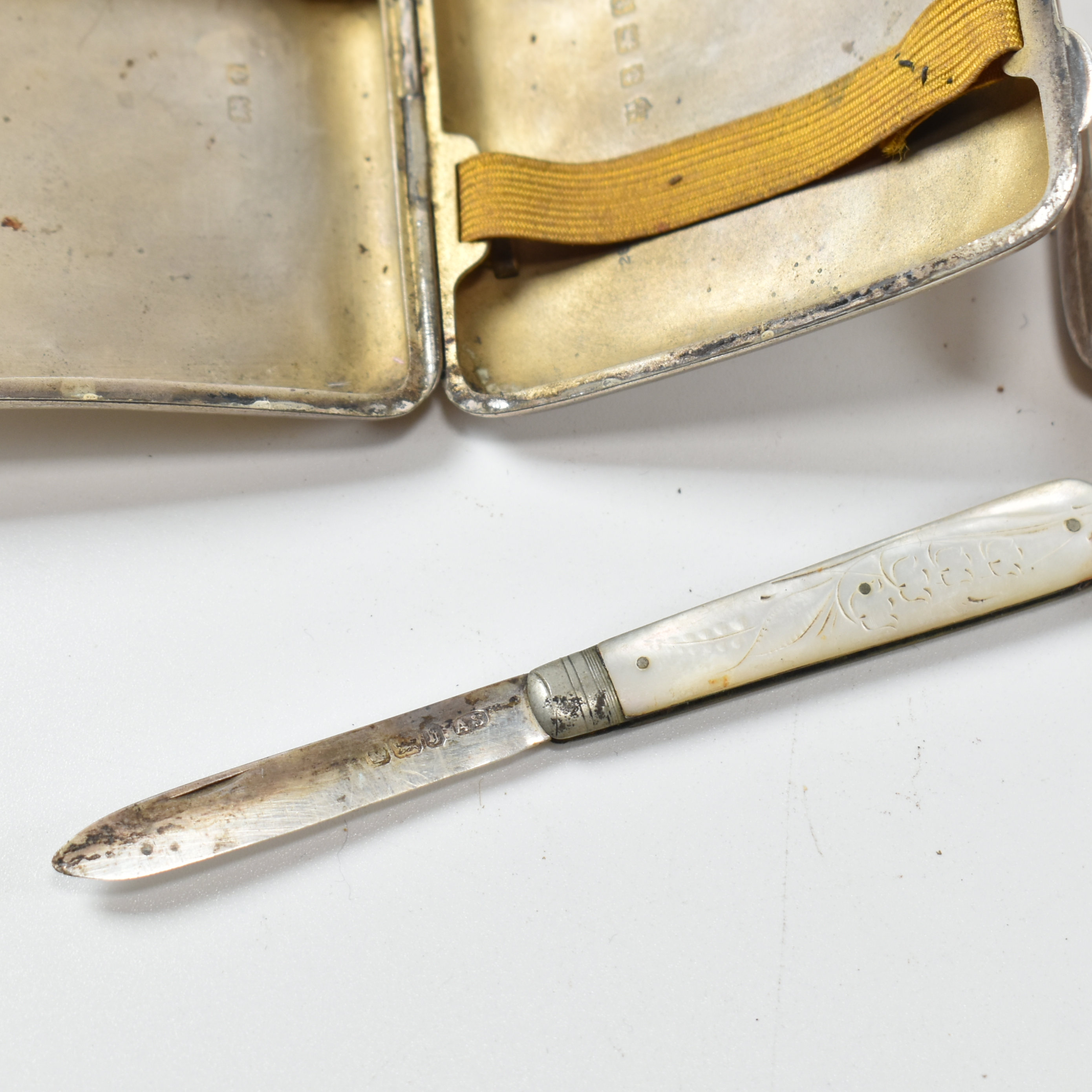 COLLECTION OF 20TH CENTURY HALLMARKED SILVER ITEMS - Image 10 of 11