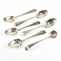 GEORGIAN & LATER HALLMARKED SILVER TEA SPOONS