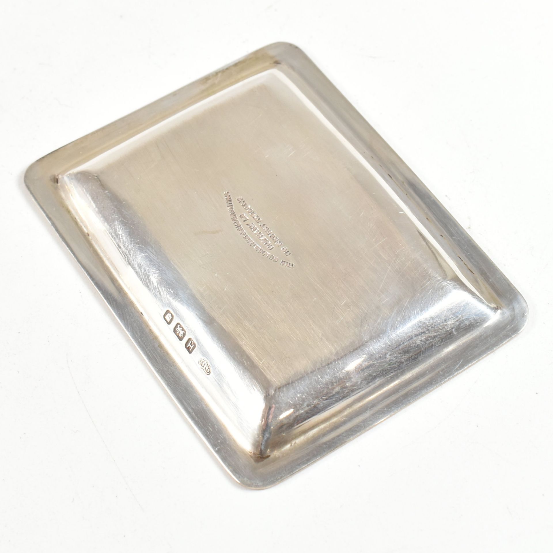 20TH CENTURY HALLMARKED SILVER & SILVER ON COPPER PIN DISHES - Image 4 of 10