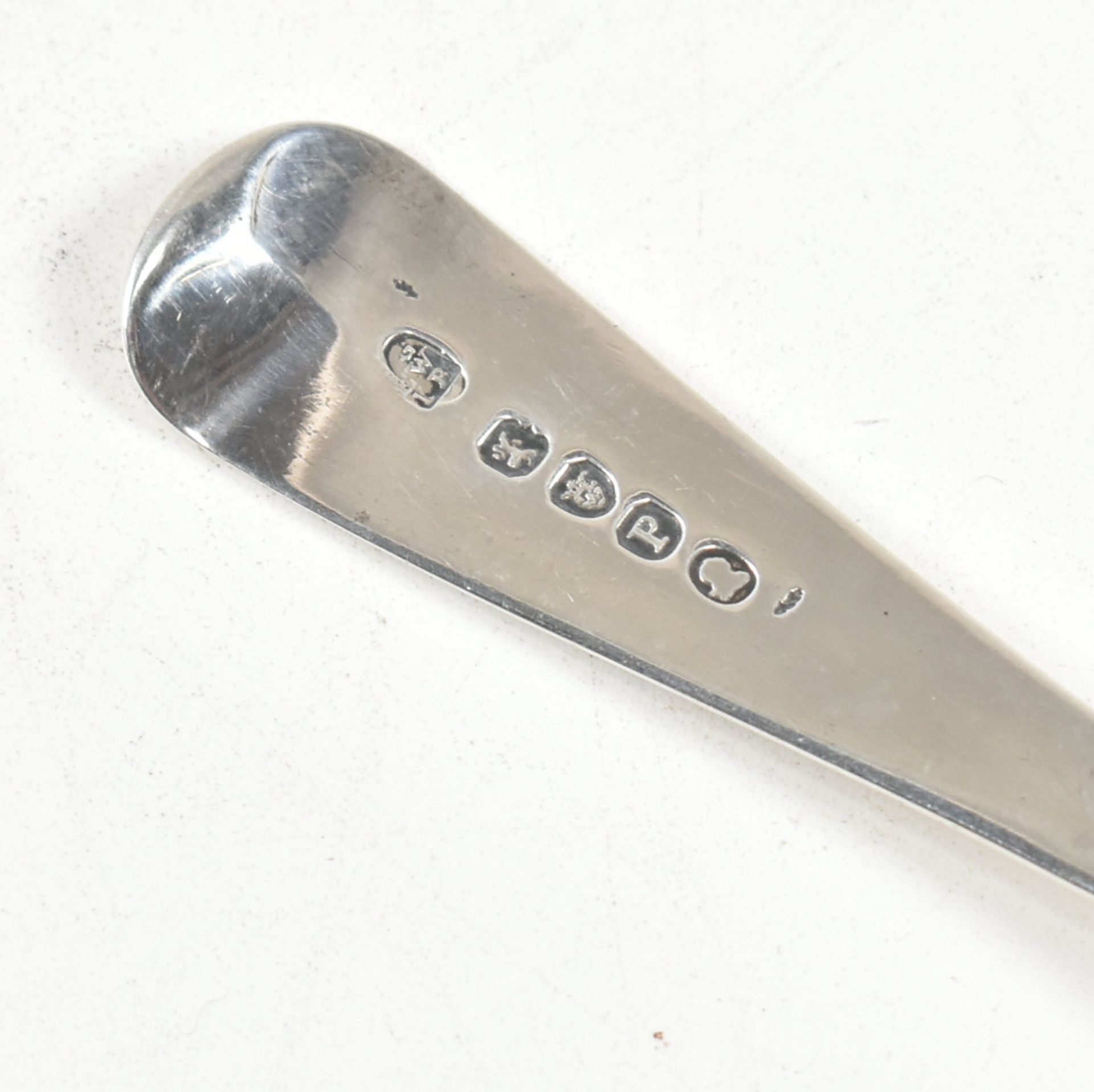 GEORGE III HALLMARKED SILVER SUGAR SIFTING SPOON - Image 4 of 6