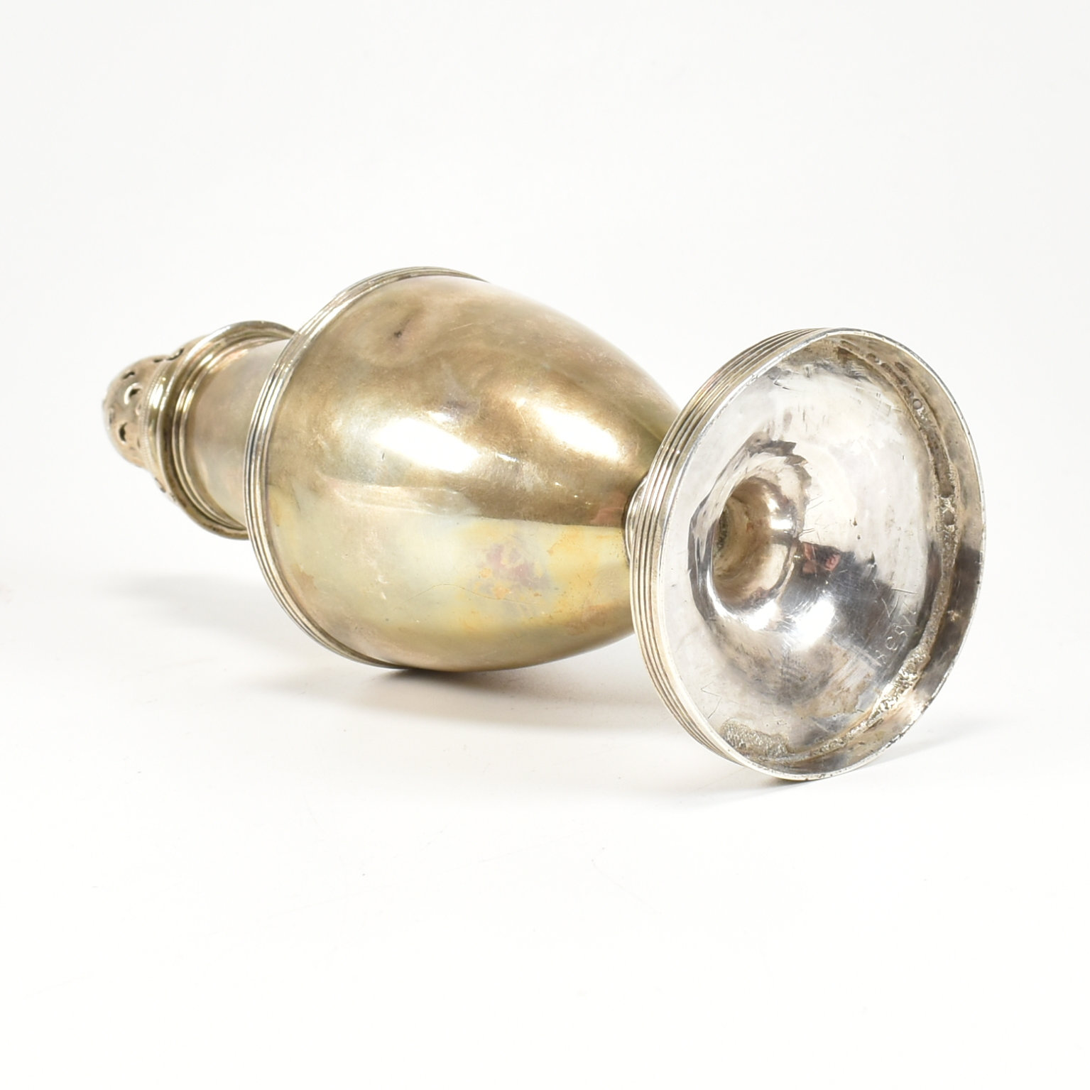 GEORGE III HALLMARKED SILVER SUGAR CASTER - Image 5 of 9