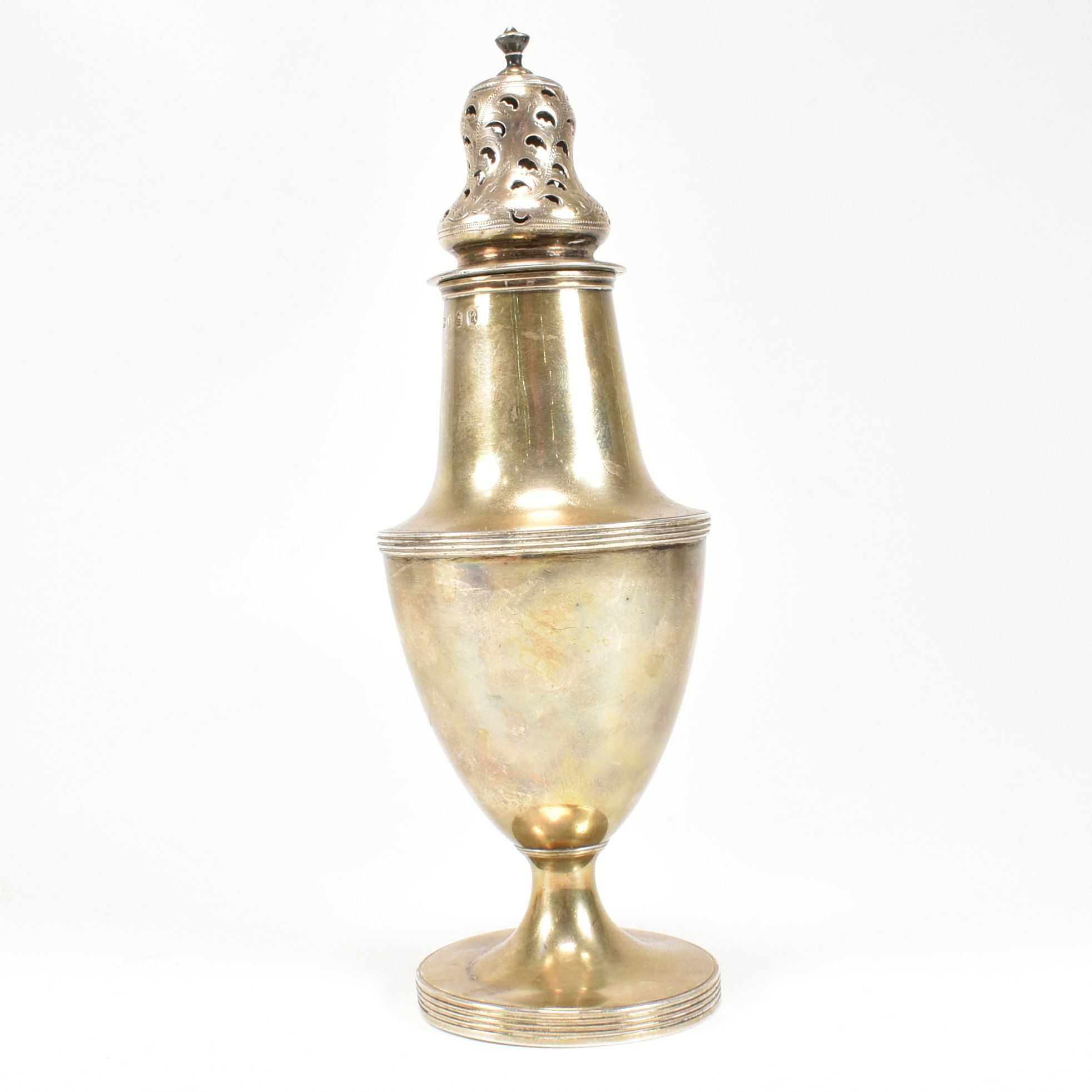 GEORGE III HALLMARKED SILVER SUGAR CASTER - Image 2 of 9