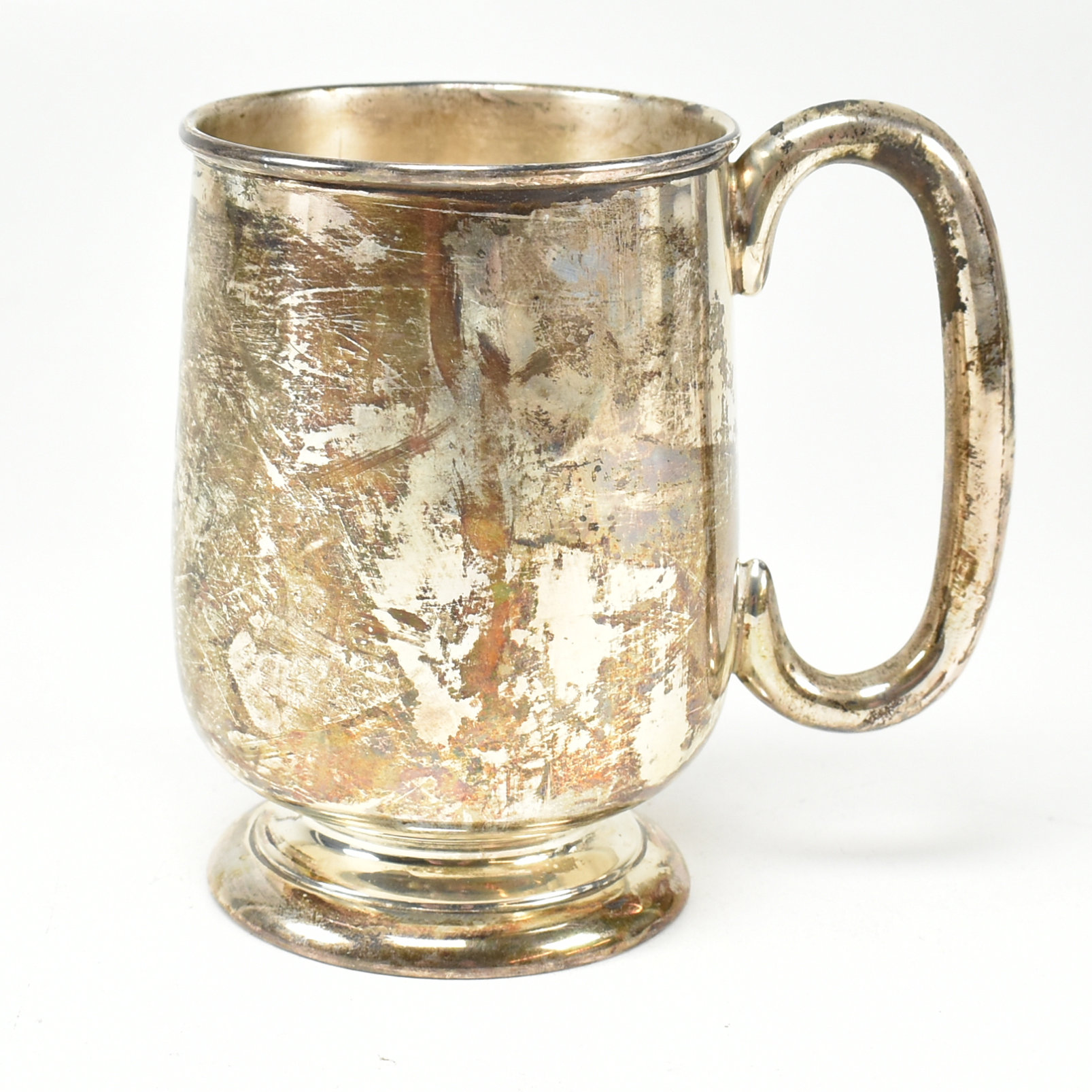 1960S HALLMARKED SILVER CHRISTENING CUP MUG