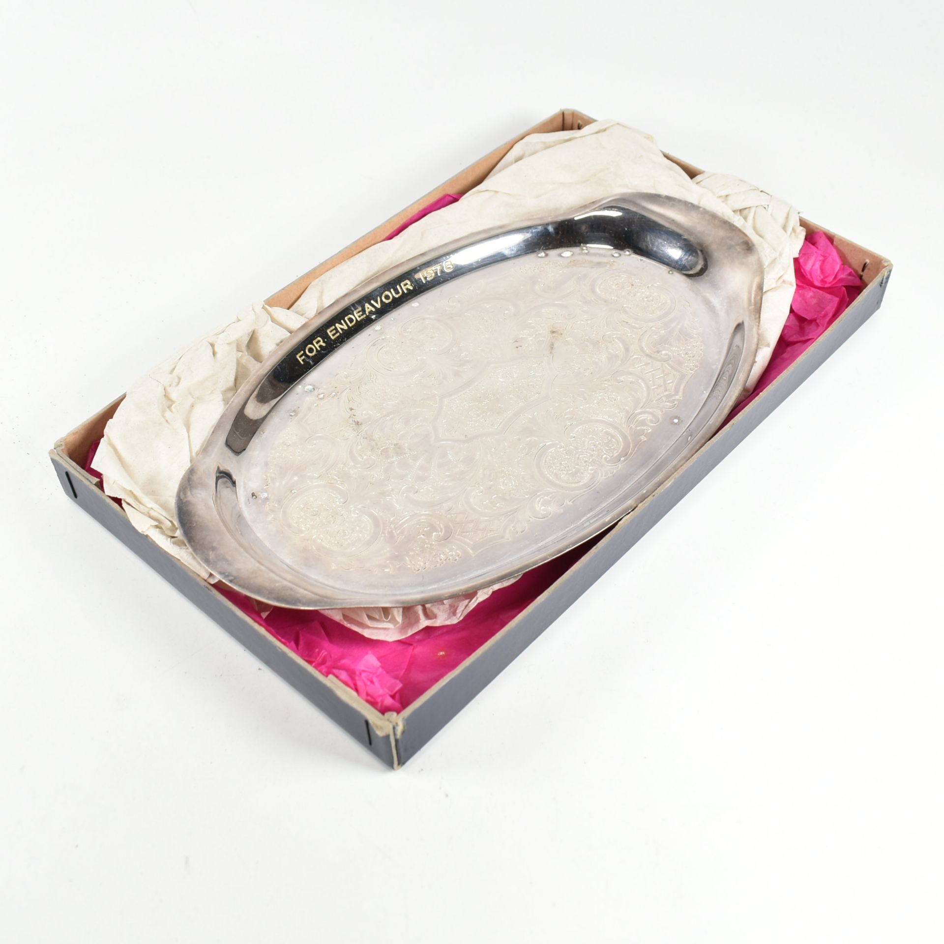 HALLMARKED SILVER ITEMS & SILVER PLATED MAPPIN & WEBB TRAY - Image 3 of 7