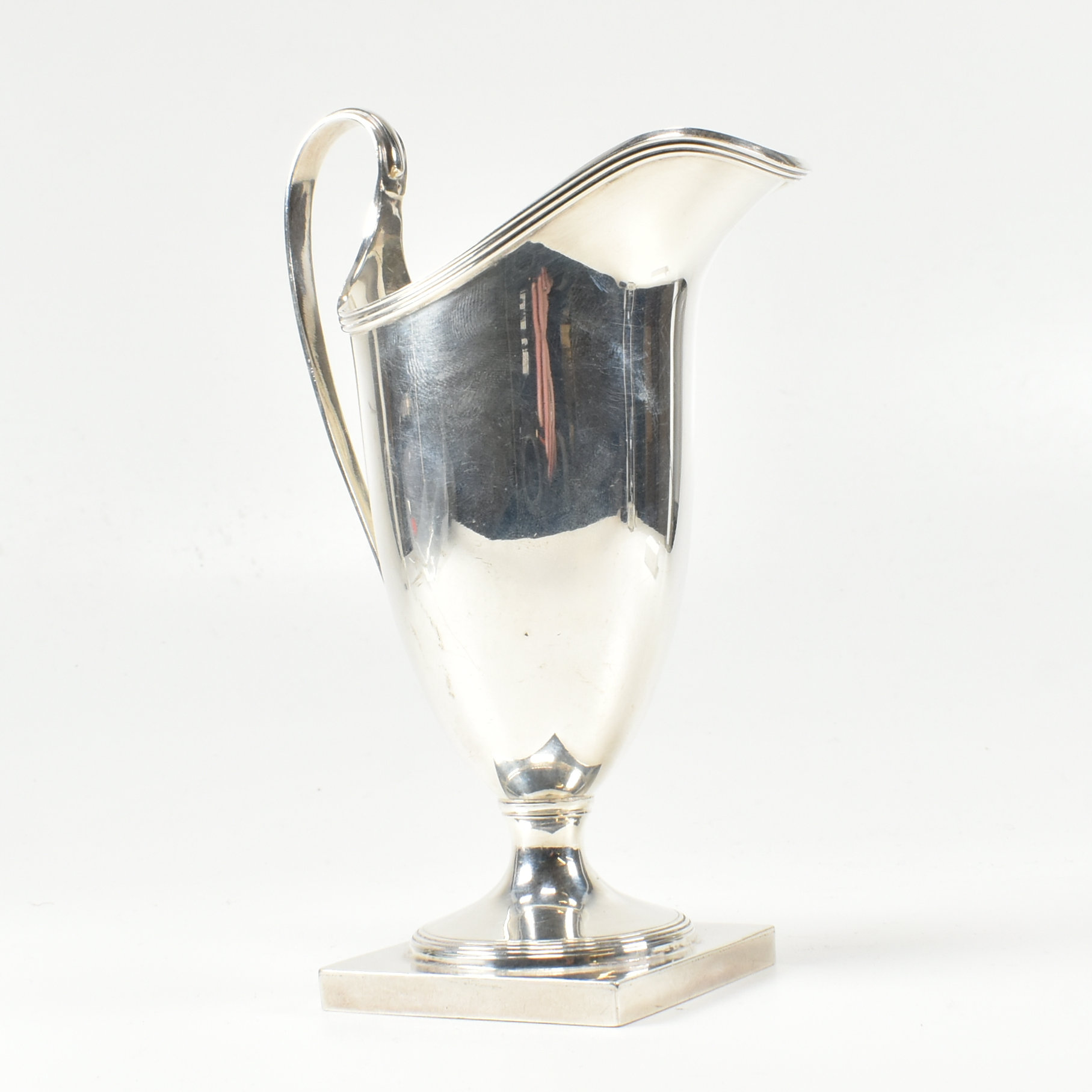 GEORGE VI HALLMARKED SILVER CREAM JUG - Image 2 of 7