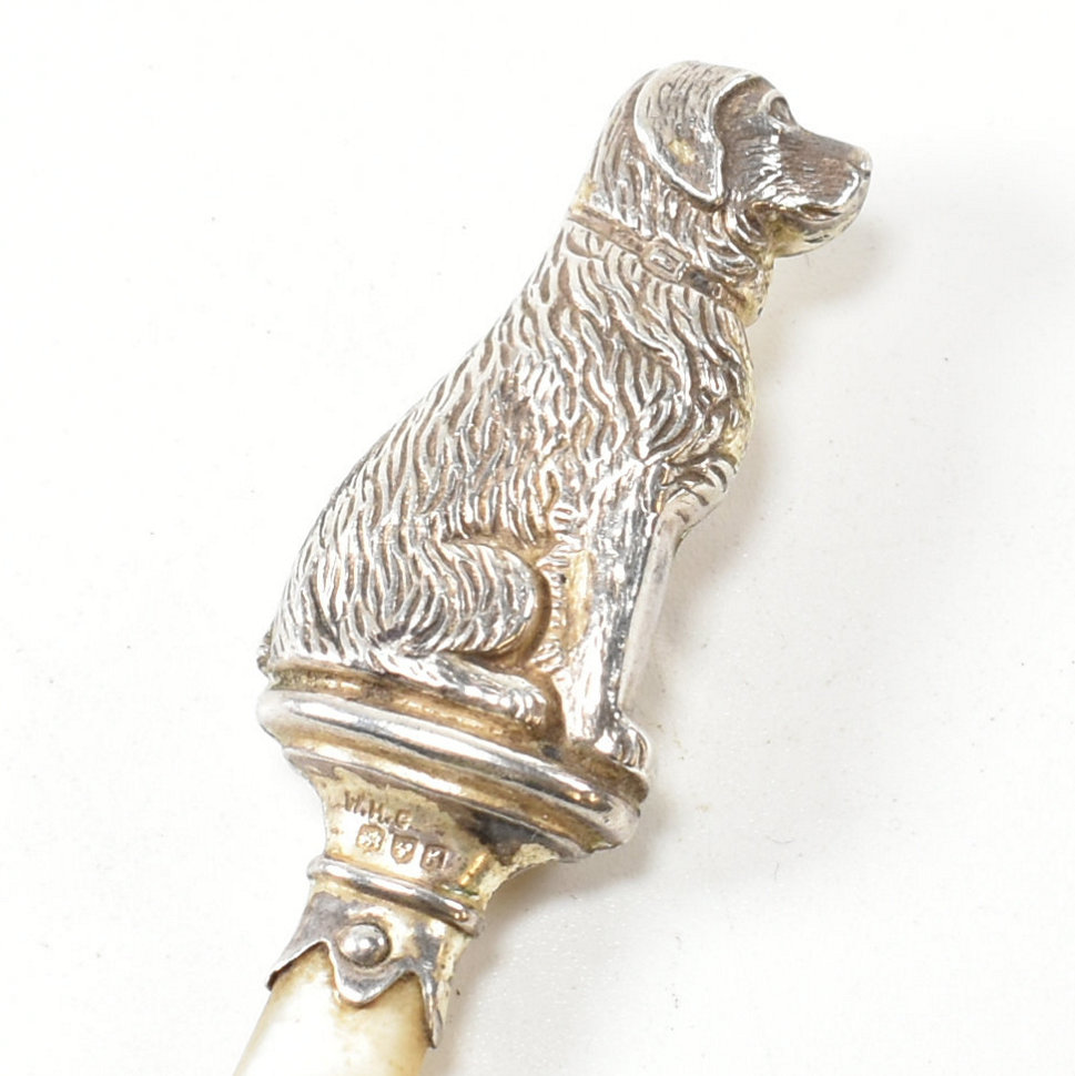 VICTORIAN HALLMARKED SILVER COMBINATION RATTLE TEETHER DOG - Image 6 of 6