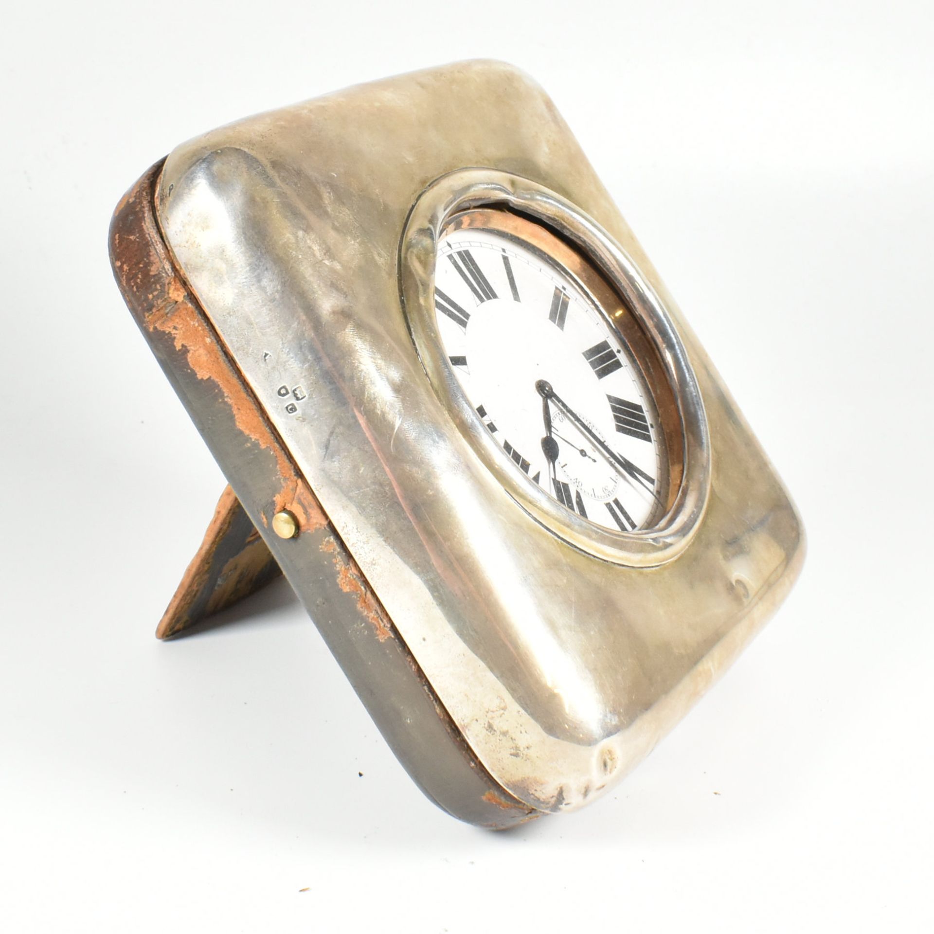 VICTORIAN HALLMARKED SILVER MOUNTED CASE & GOLIATH WATCH - Image 2 of 8