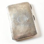 EDWARD VII HALLMARKED SILVER CARD CASE