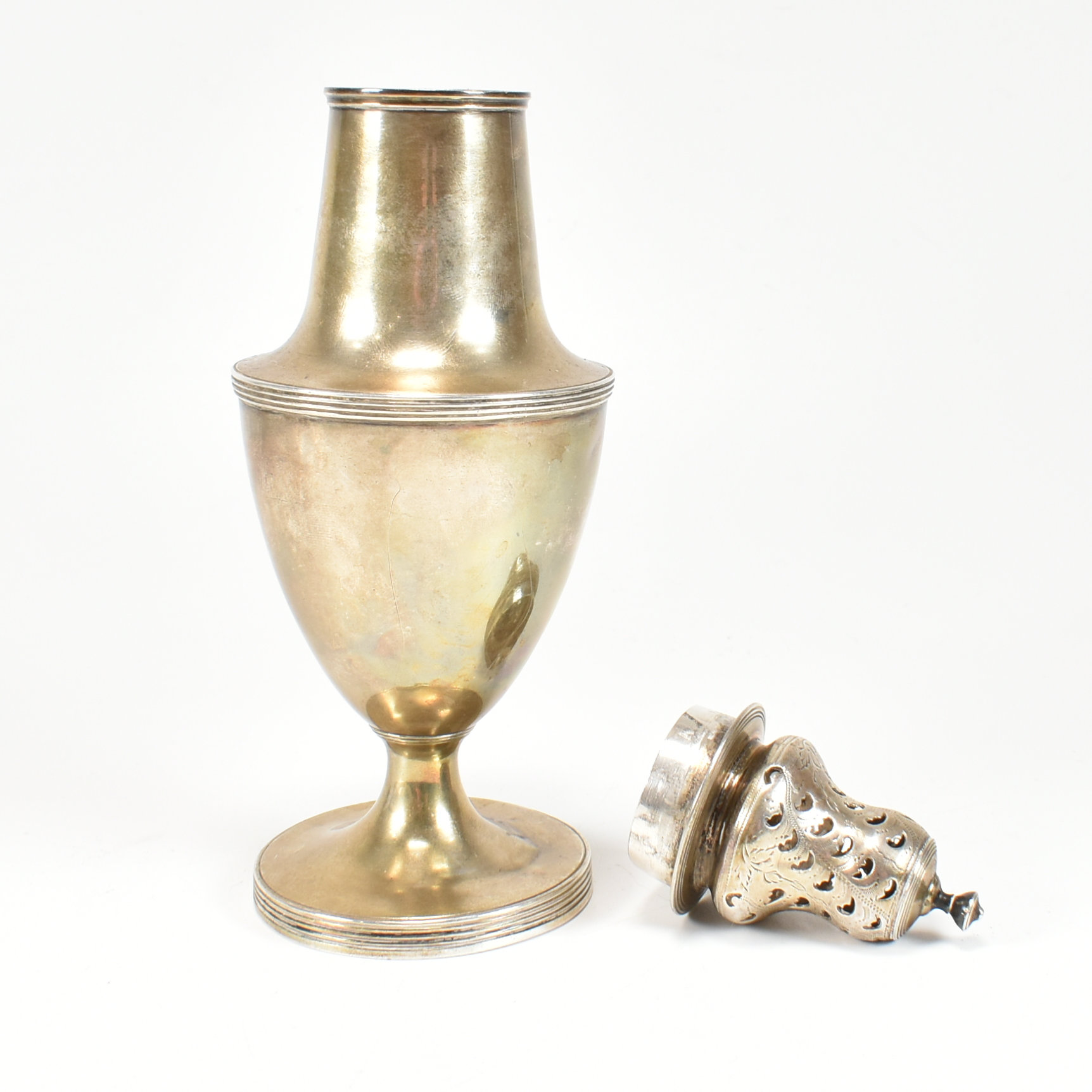 GEORGE III HALLMARKED SILVER SUGAR CASTER - Image 9 of 9