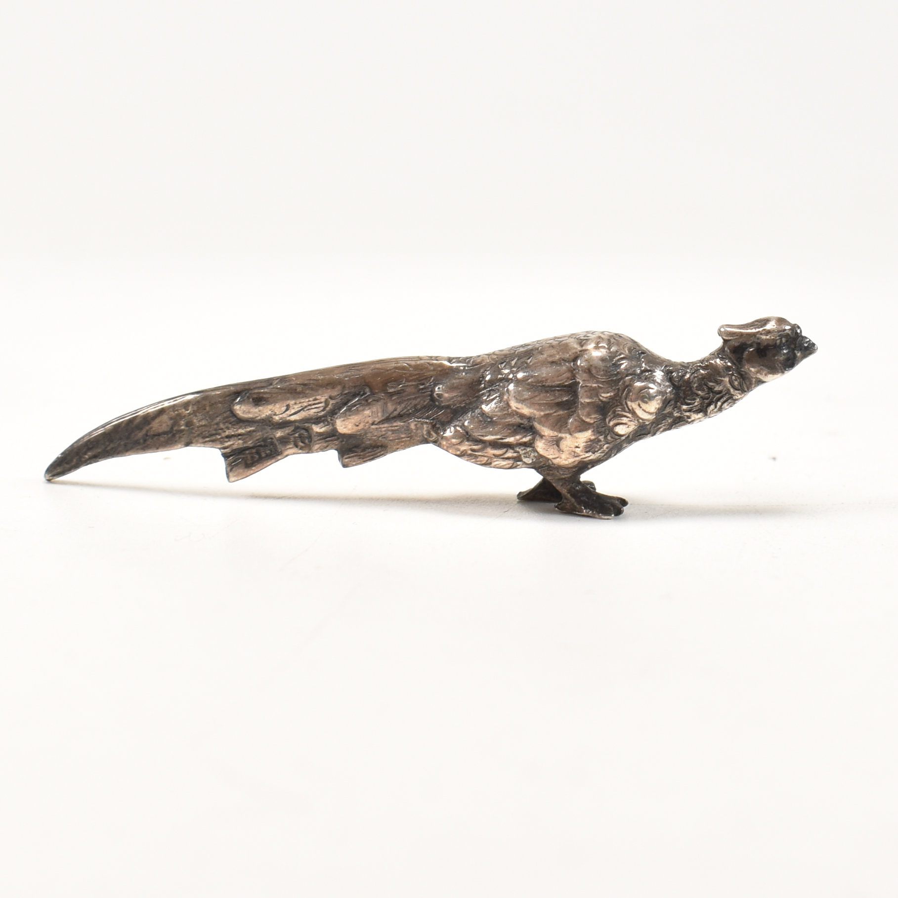 GERMAN 925 SILVER MINIATURE PHEASANT BY NERESHEIMER - Image 5 of 9