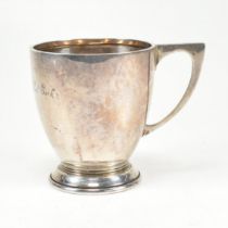 GEORGE V HALLMARKED SILVER CHRISTENING CUP