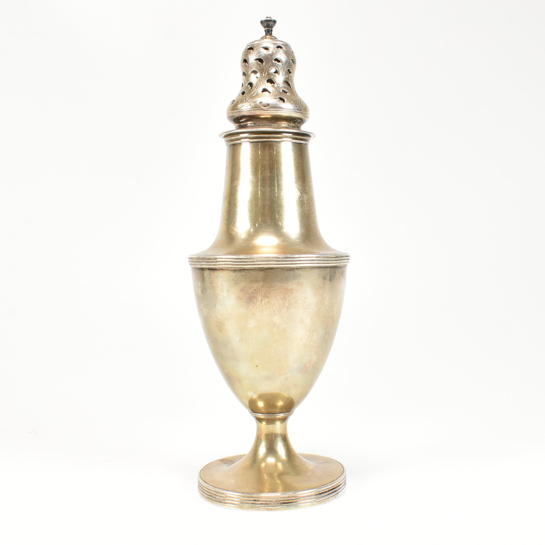 GEORGE III HALLMARKED SILVER SUGAR CASTER