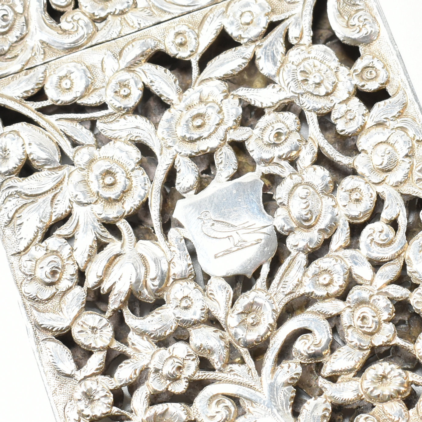 VICTORIAN HALLMARKED SILVER CARD CASE - Image 3 of 9