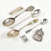 19TH CENTURY HALLMARKED SILVER & STERLING ITEMS