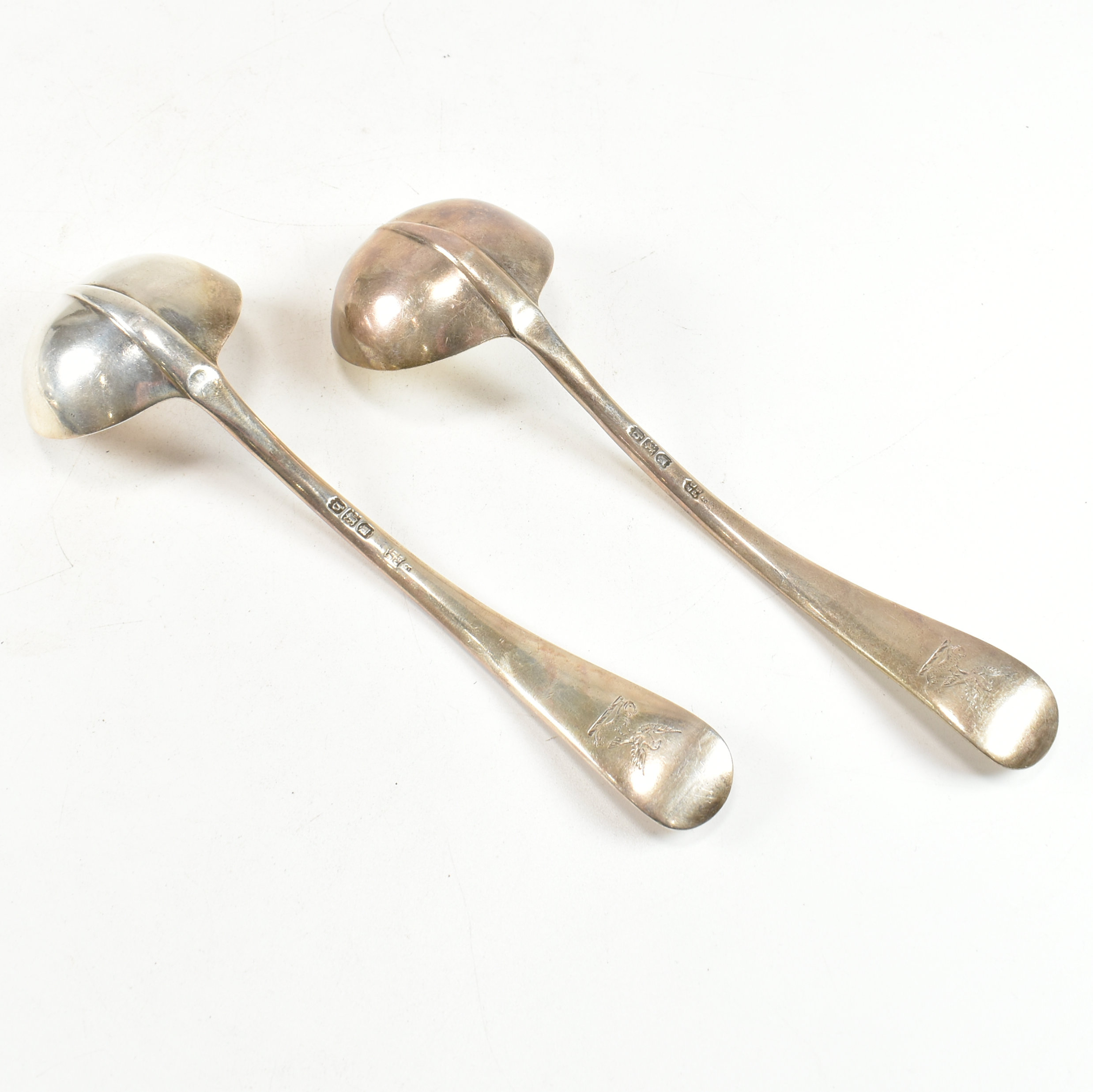 SIX VICTORIAN HALLMARKED SILVER LADLES INCLUDING SCOTTISH - Image 10 of 12
