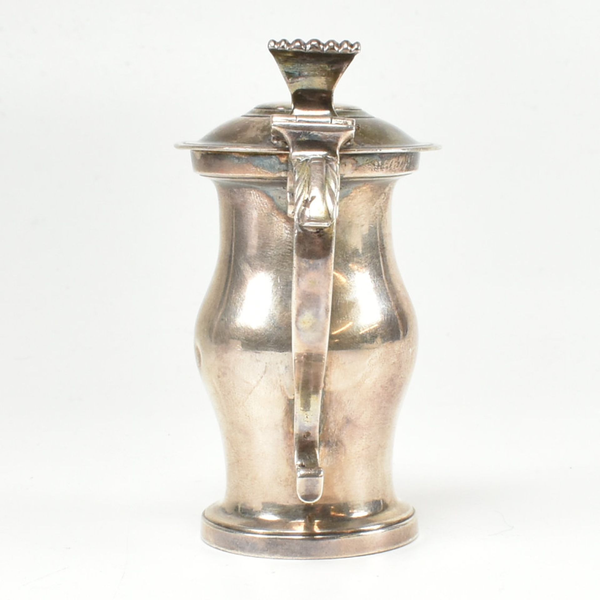 GEORGE III HALLMARKED SILVER MINIATURE TANKARD - Image 3 of 7