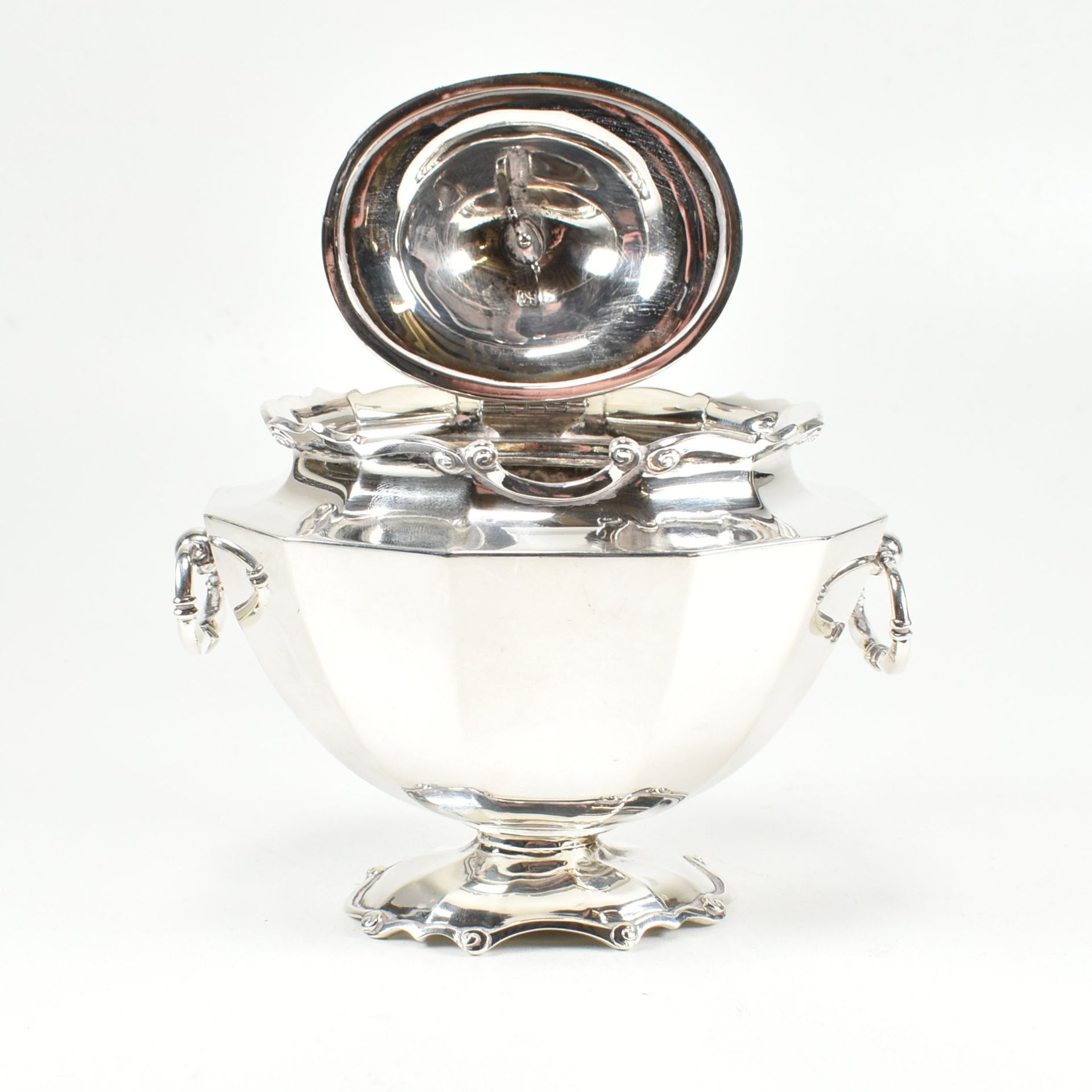 EARLY 20TH CENTURY HALLMARKED SILVER TEA CADDY - Image 3 of 8