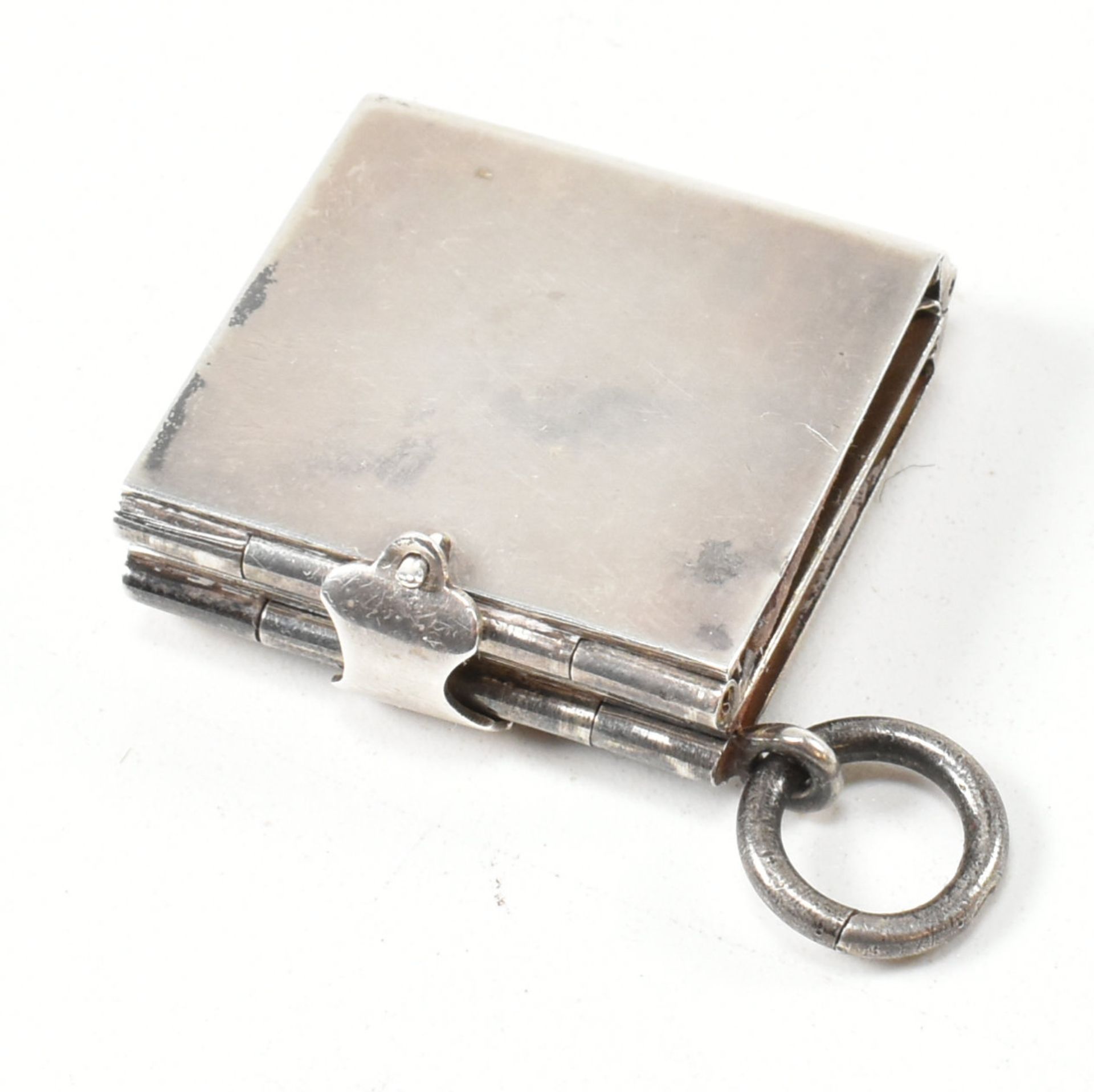 EDWARDIAN HALLMARKED SILVER STAMP CASE