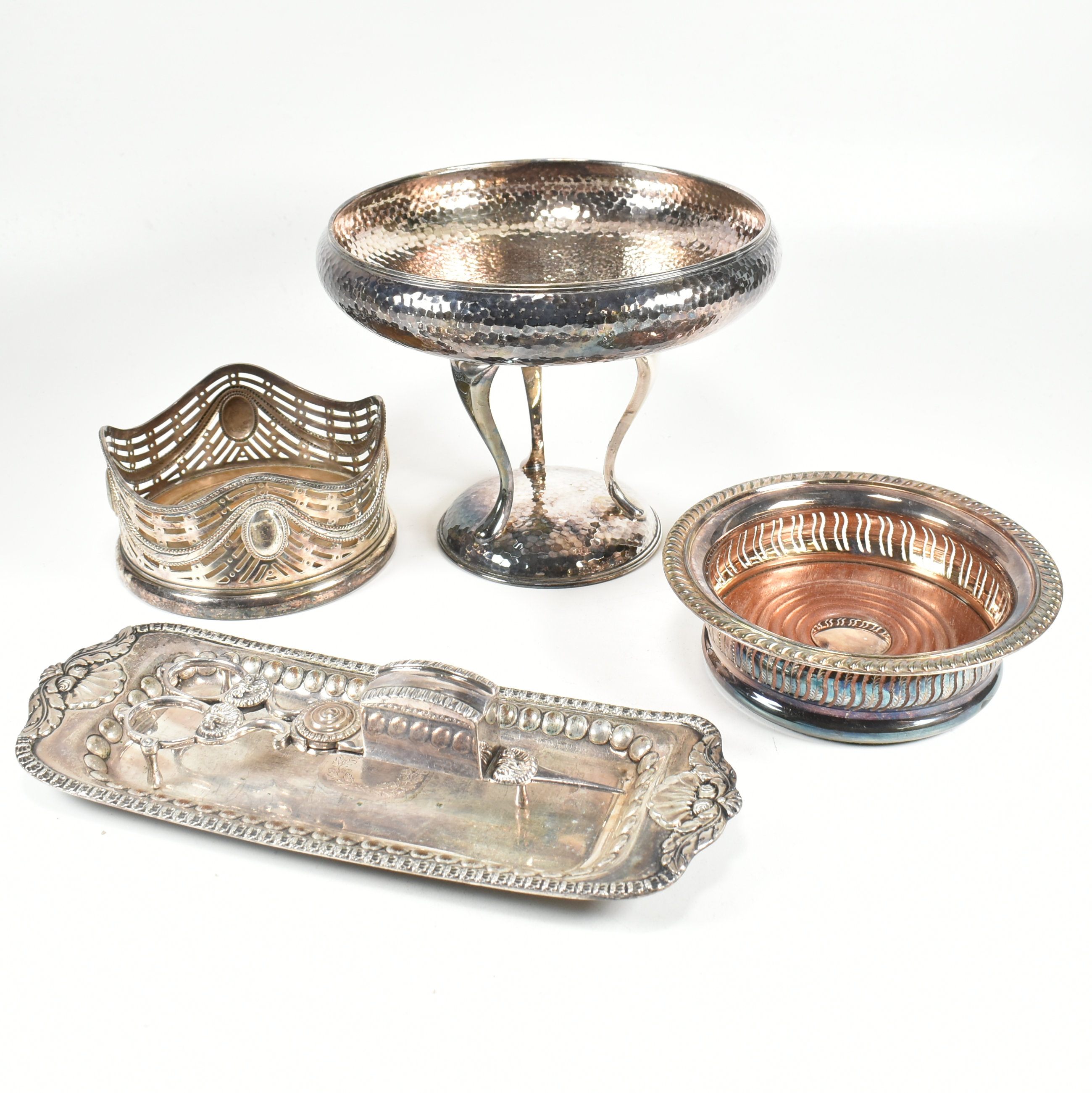 COLLECTION OF SILVER PLATED ITEMS INCLUDING MAPPIN & WEBB