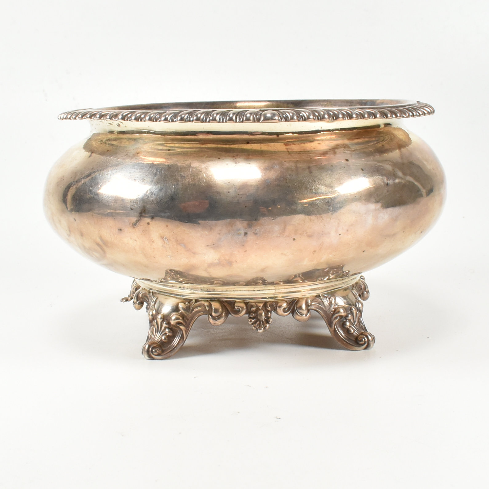 WILLIAM IV HALLMARKED SILVER BOWL - Image 4 of 7