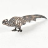 GERMAN 925 SILVER MINIATURE PHEASANT BY NERESHEIMER